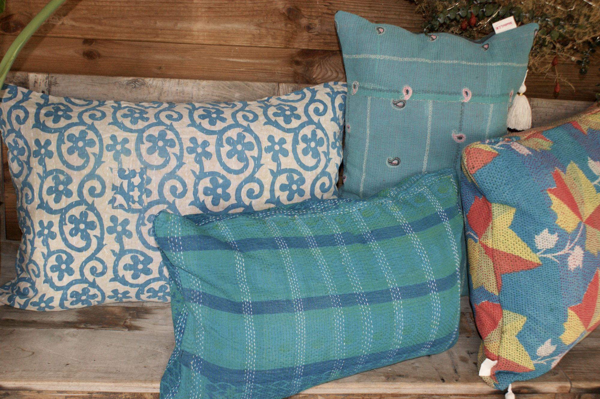 Kussen Kantha vintage 50x70 cm