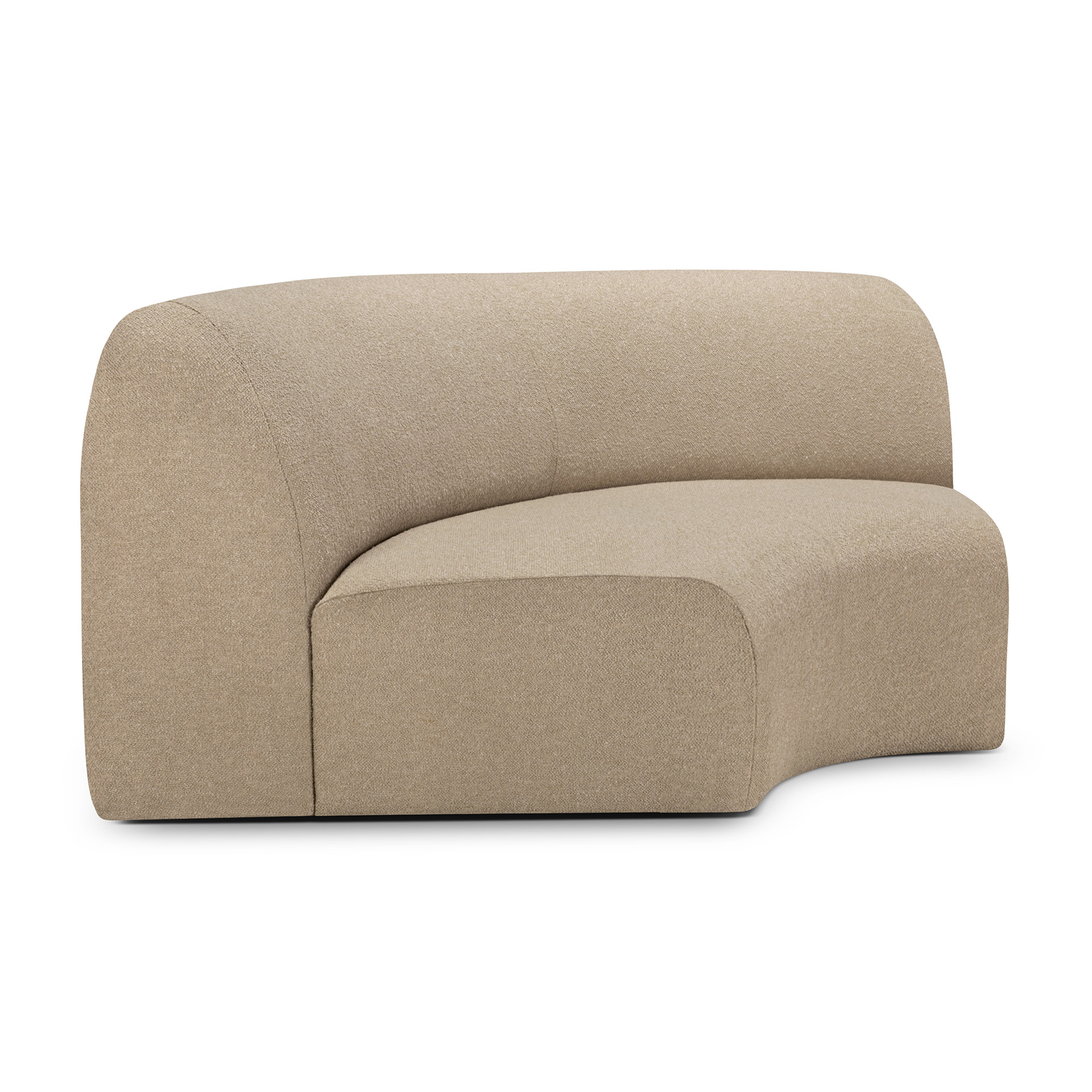 Bulky modulaire sofa - almond