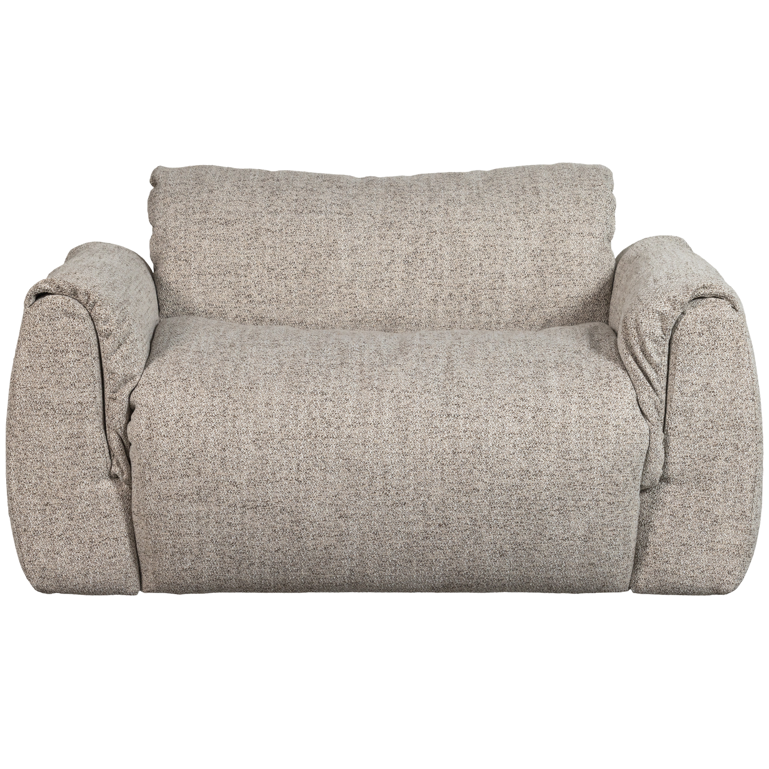 Baggy loveseat geweven chenille bruin