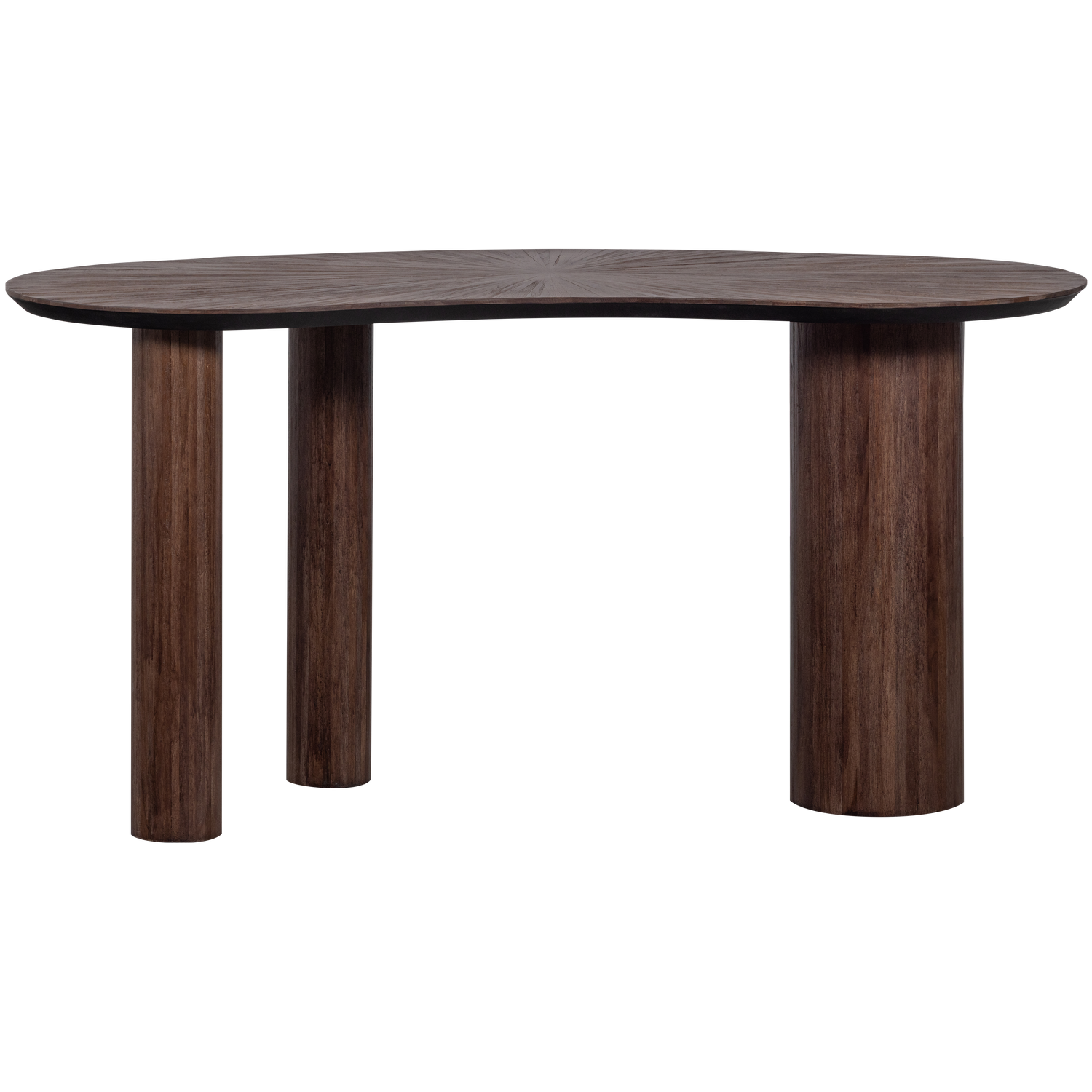 Sun organische sidetable/bureau recycled teak bruin