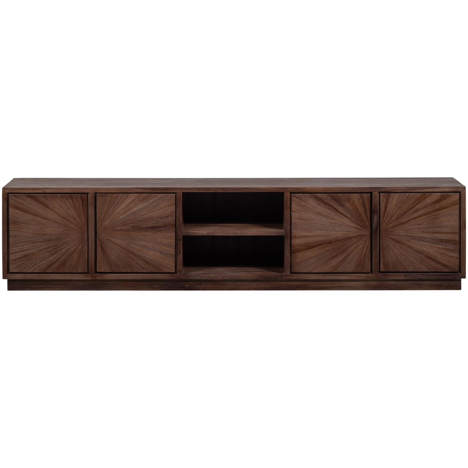 Sun tv meubel recycled teak bruin