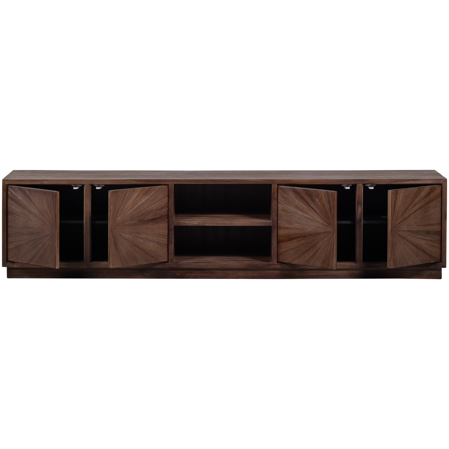Sun tv meubel recycled teak bruin