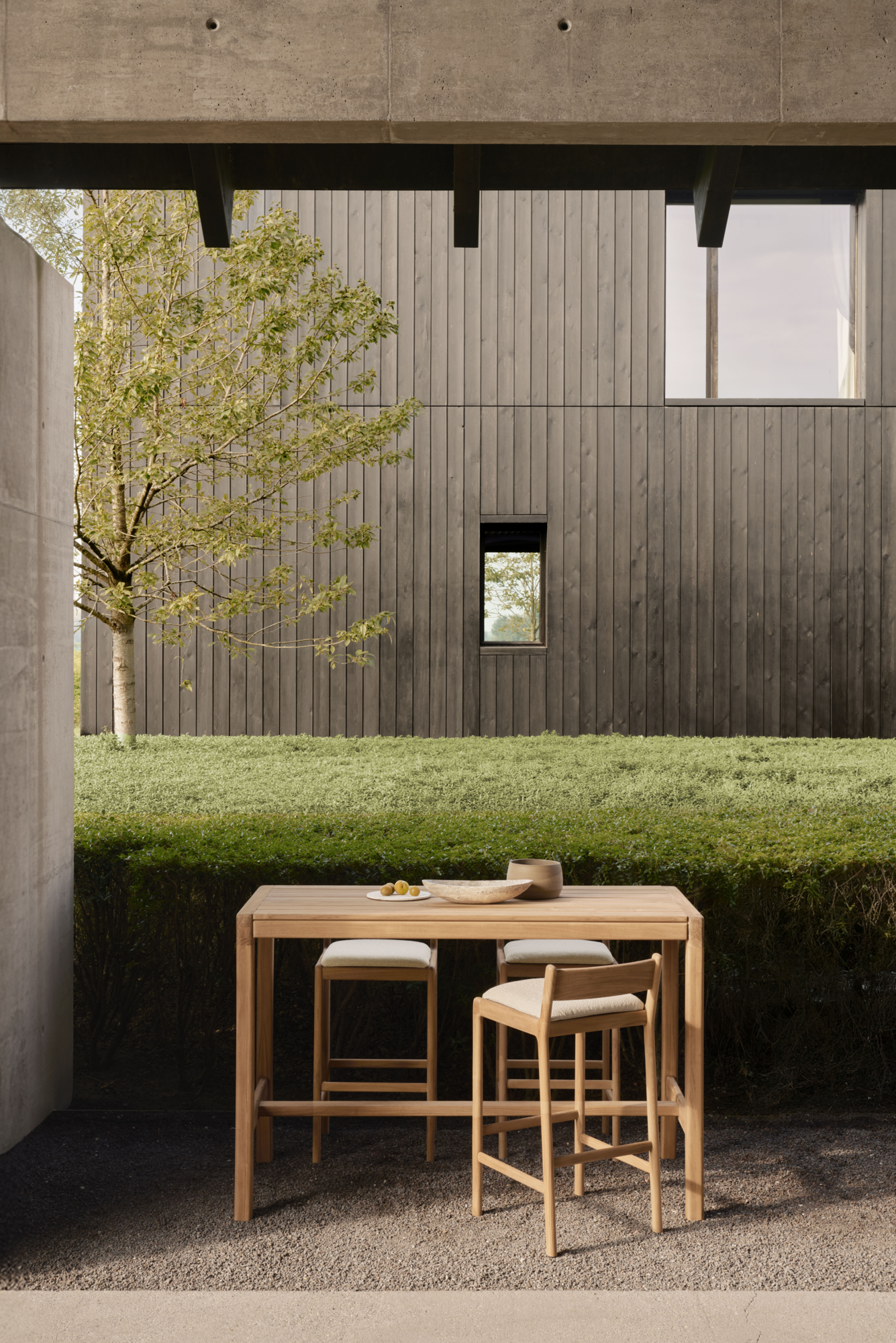 Jack outdoor barkruk - teak
