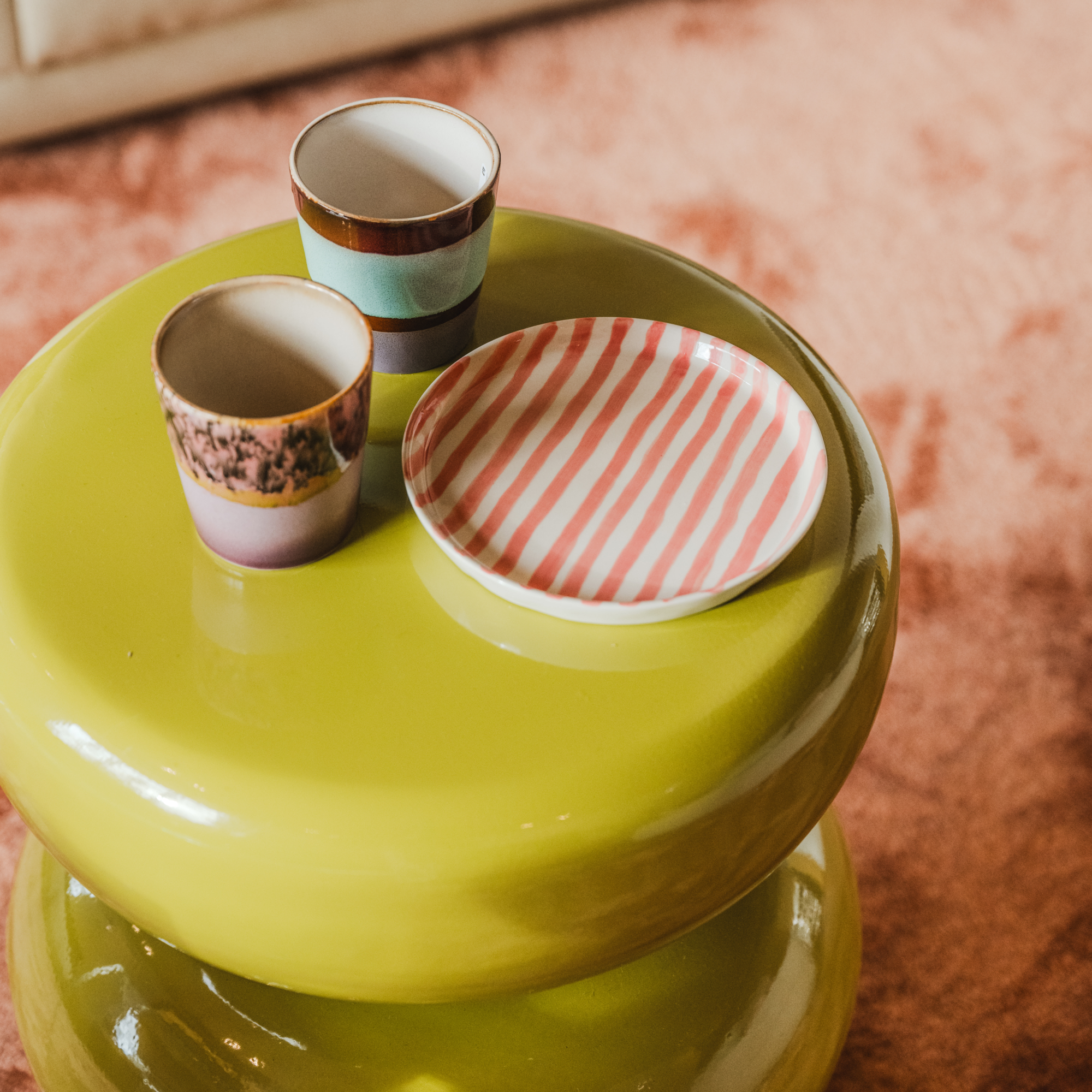 Bijzettafel Mala glossy