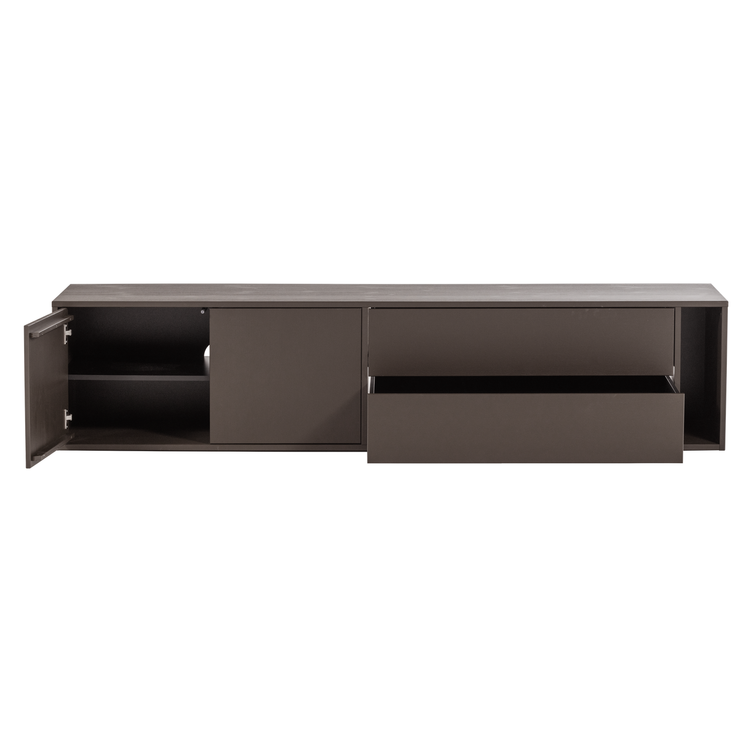 Settle down tv meubel 200 cm grenen middenbruin [fsc]