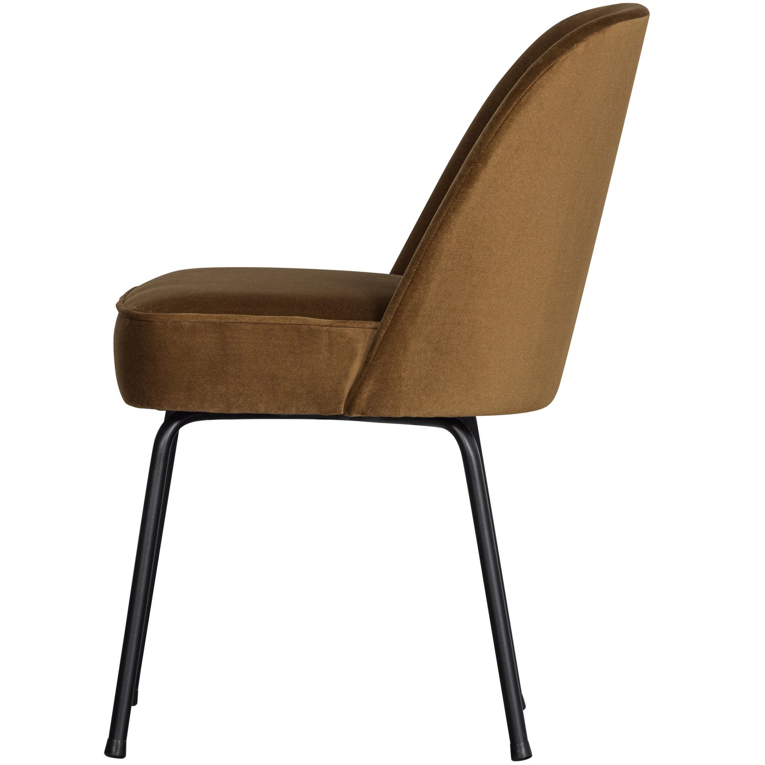 Vogue eetkamerstoel structure velvet brass