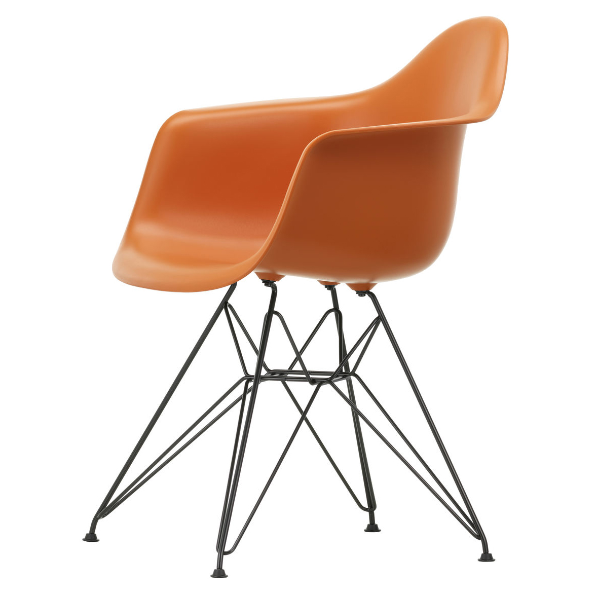 Vitra Eetkamerstoel DAR RE zwart