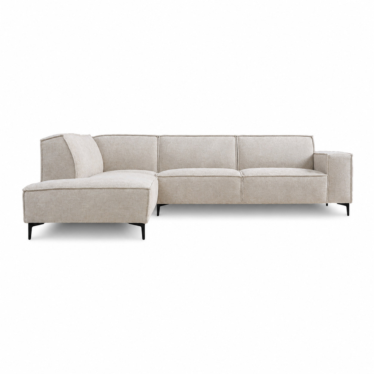 Hoekbank Valora Beige Ottoman