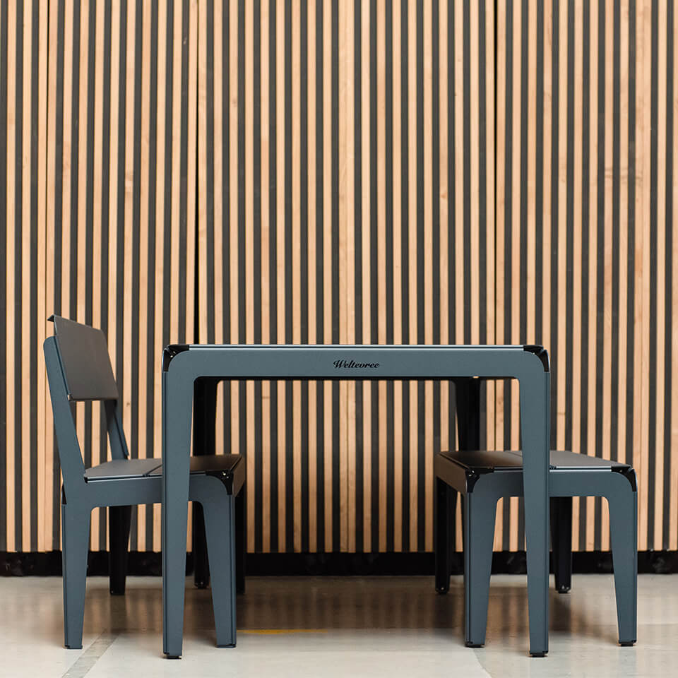 Weltevree tuintafel Bended Table 90