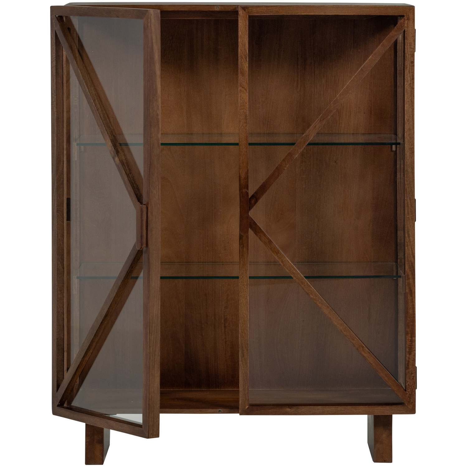 Kella 2-deurs kast mangohout naturel