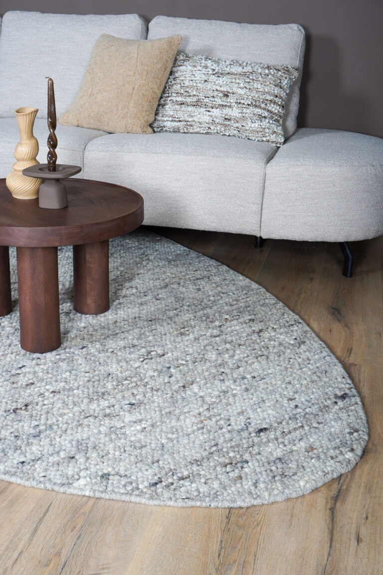 Vloerkleed Stone Licht Grijs 