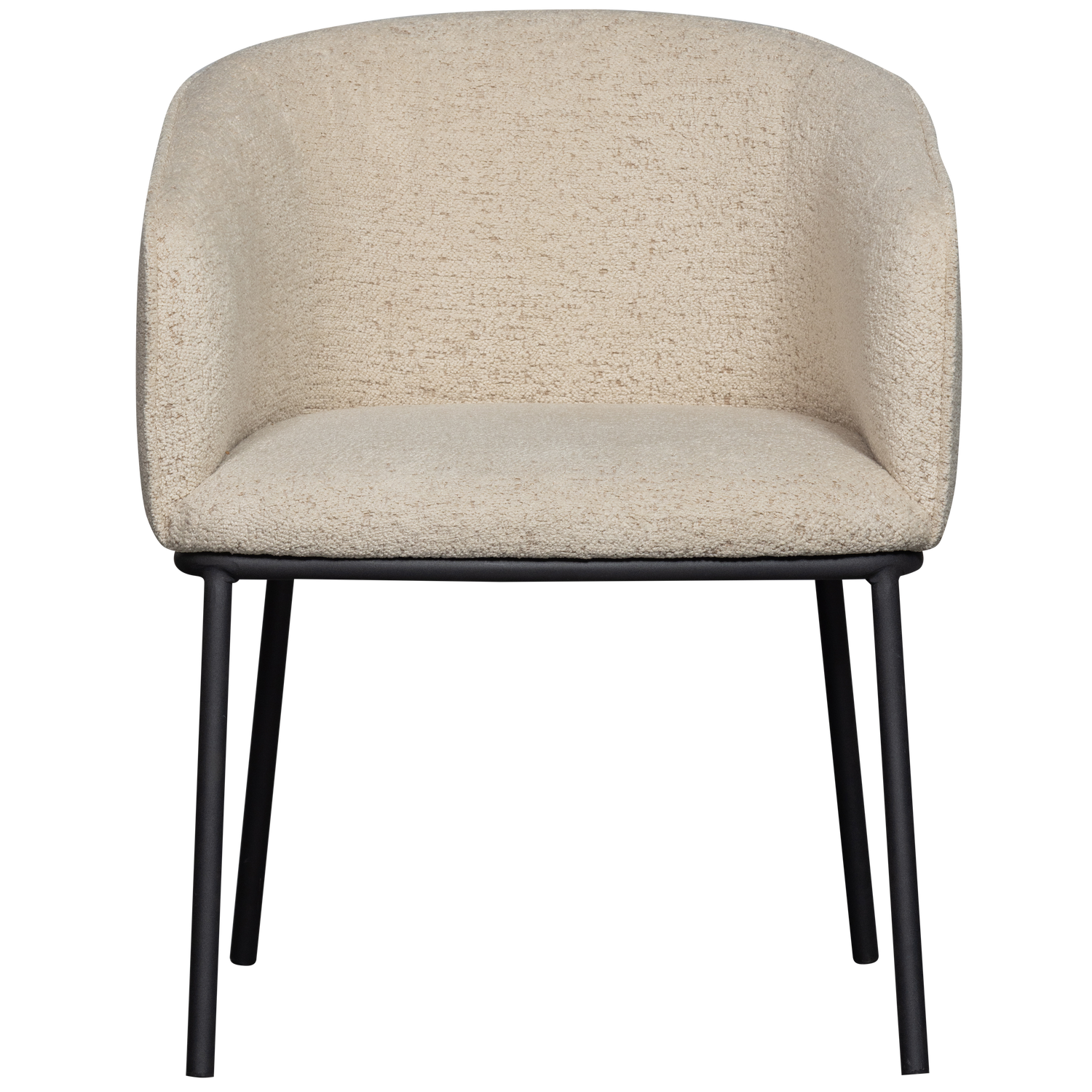 Leon eetkamerstoel boucle naturel melange