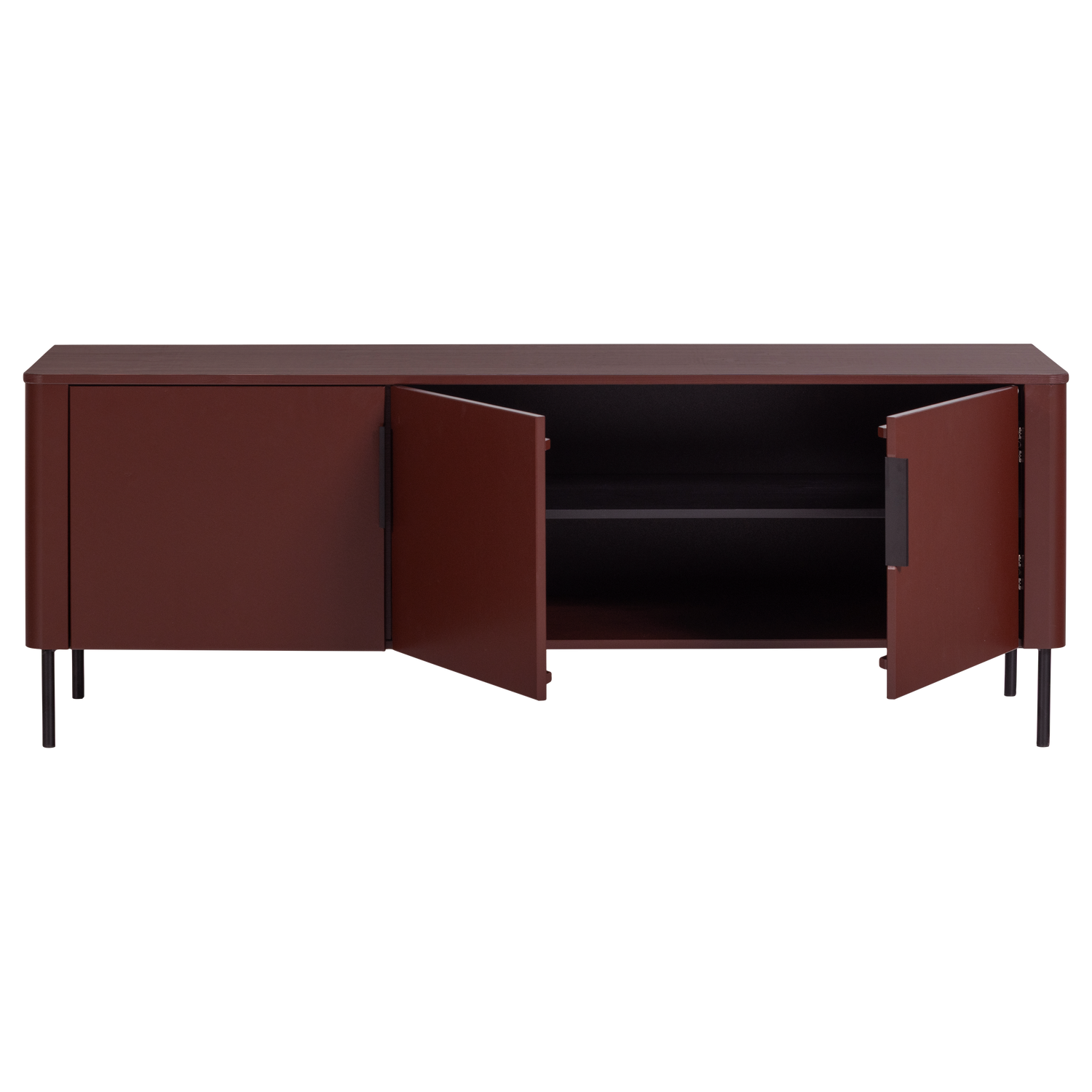 Gunnar tv meubel 154 cm grenen mud [fsc]