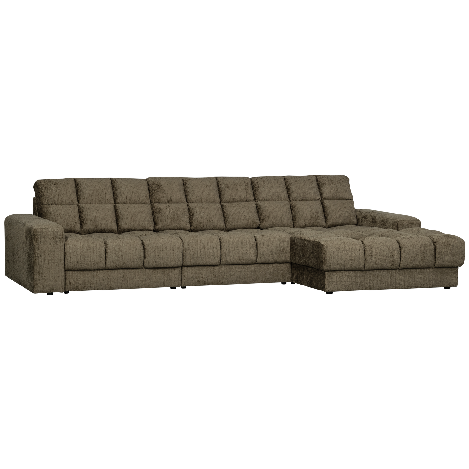 Second date chaise longue rechts ribstof terrazzo