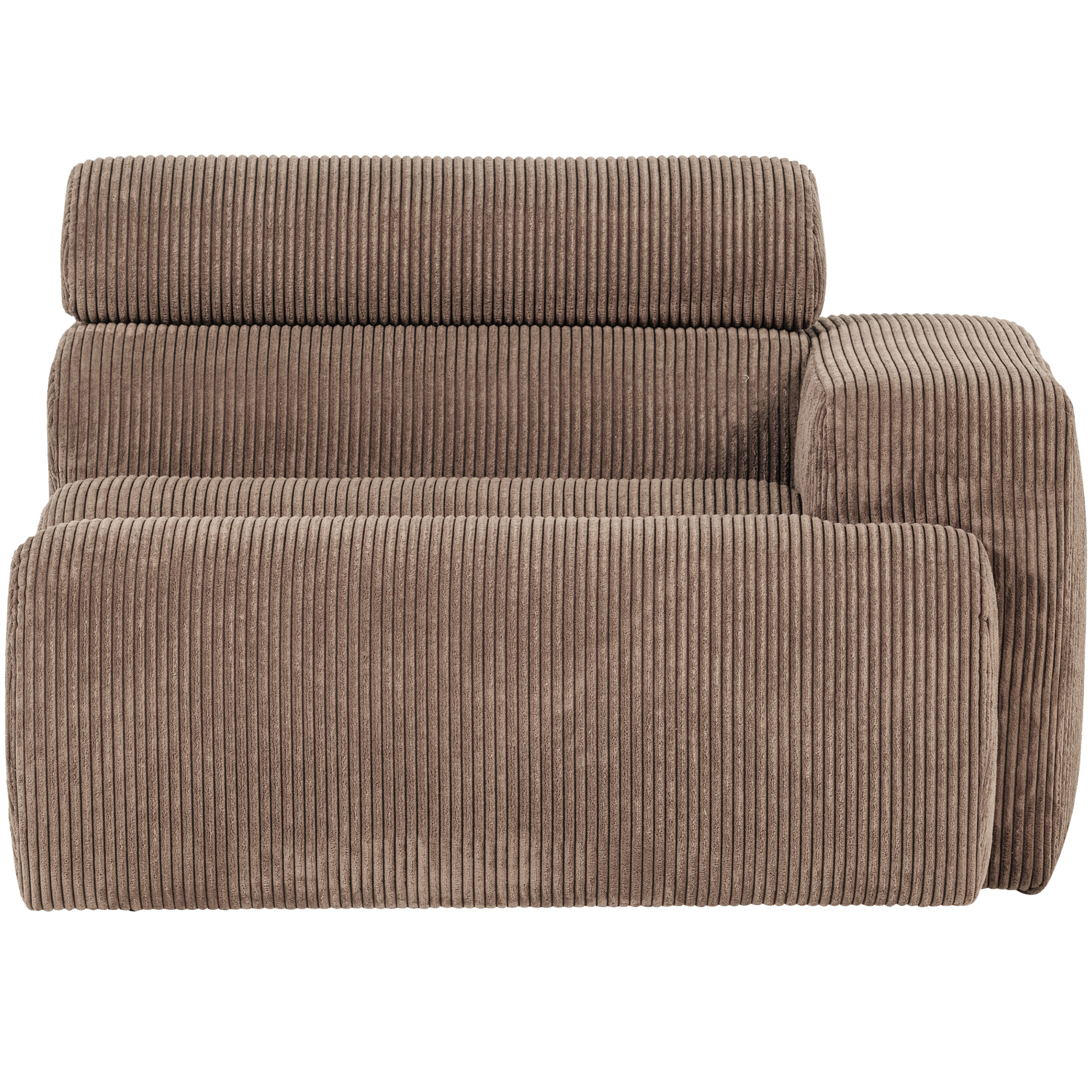 Novi 1-zits element arm links boucle karamelbruin