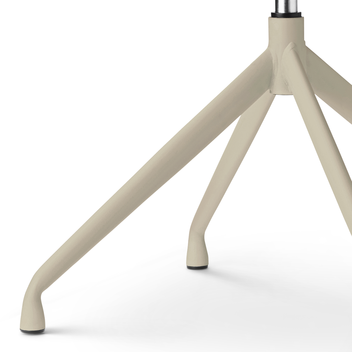 Draaibare eetkamerstoel Nola-Otis met armleuningen - beige onderstel
