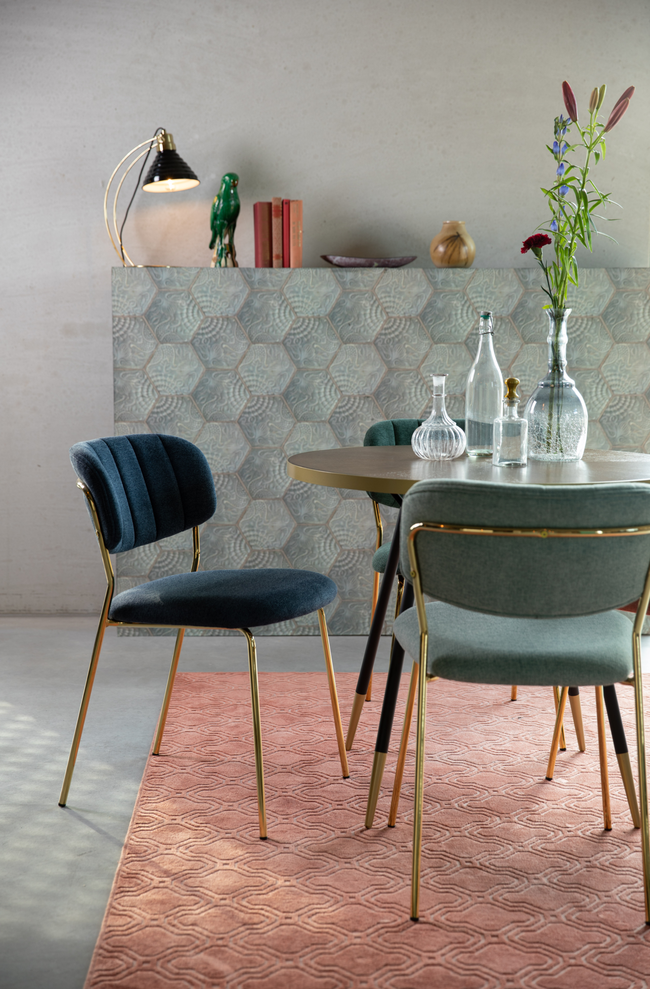 Housecraft living stoel Jolien (set van 2)