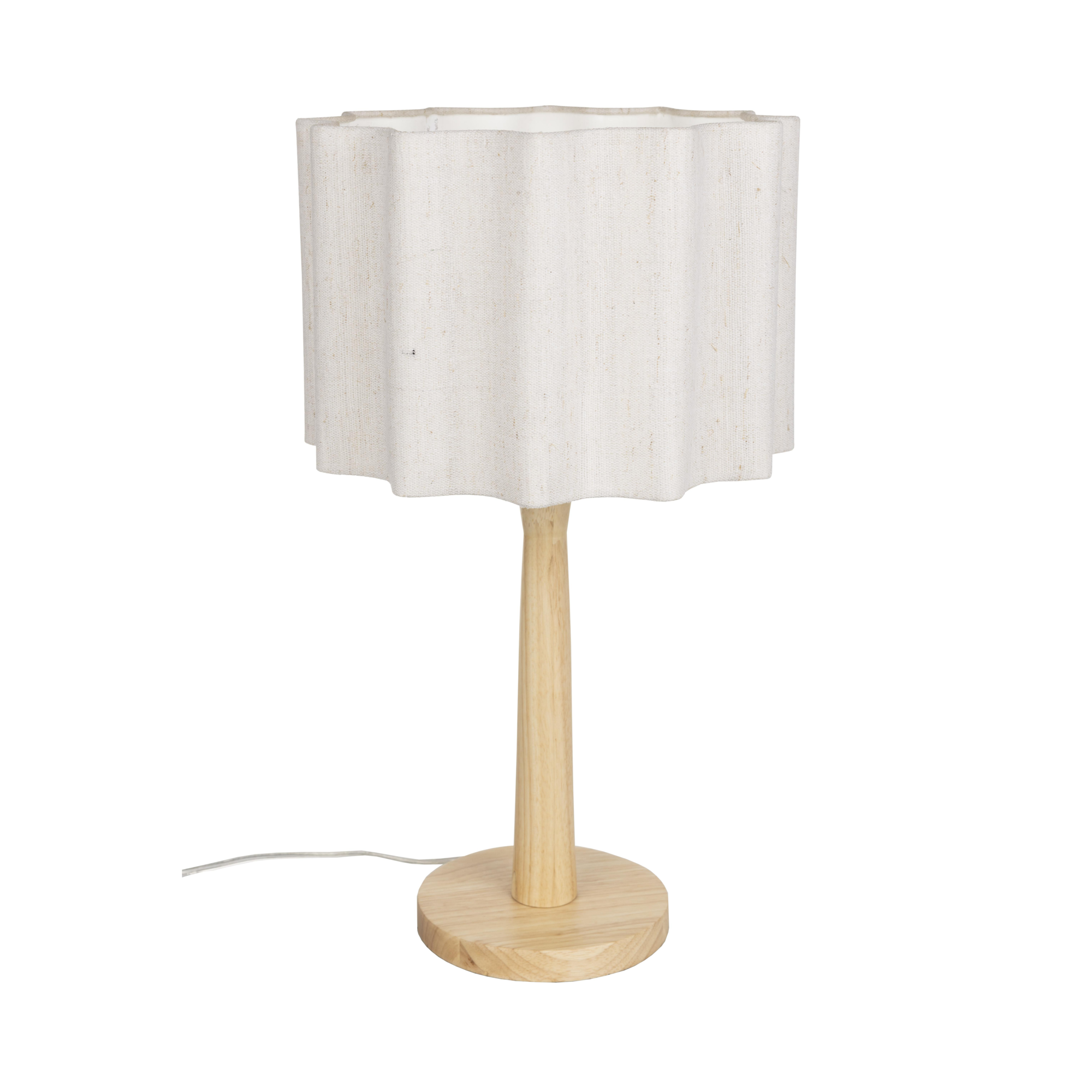 Scallop tafellamp naturel