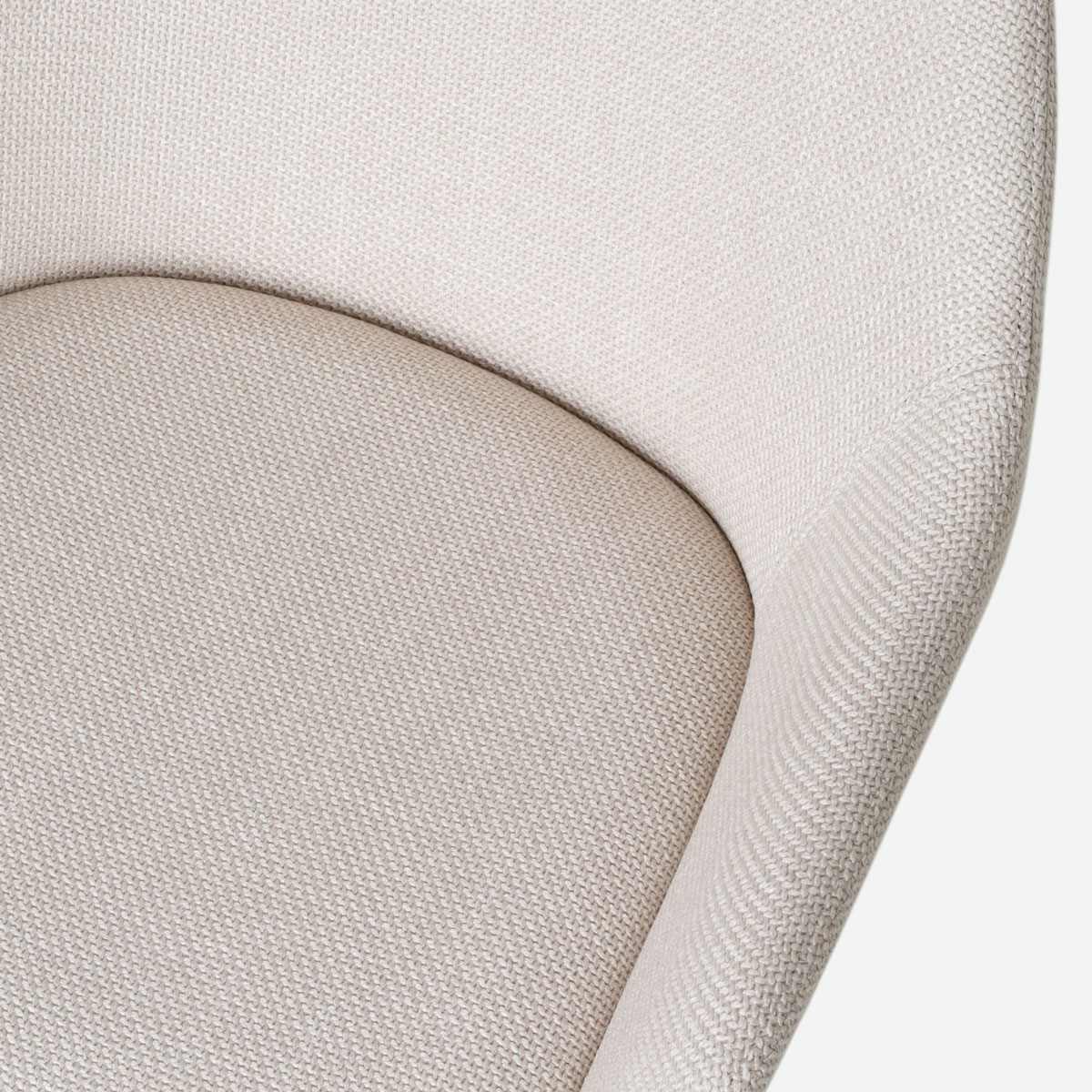 niva-mae draaibare eetkamerstoel- beige onderstel