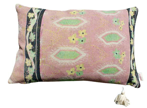 Kussen Kantha vintage 40x60 cm