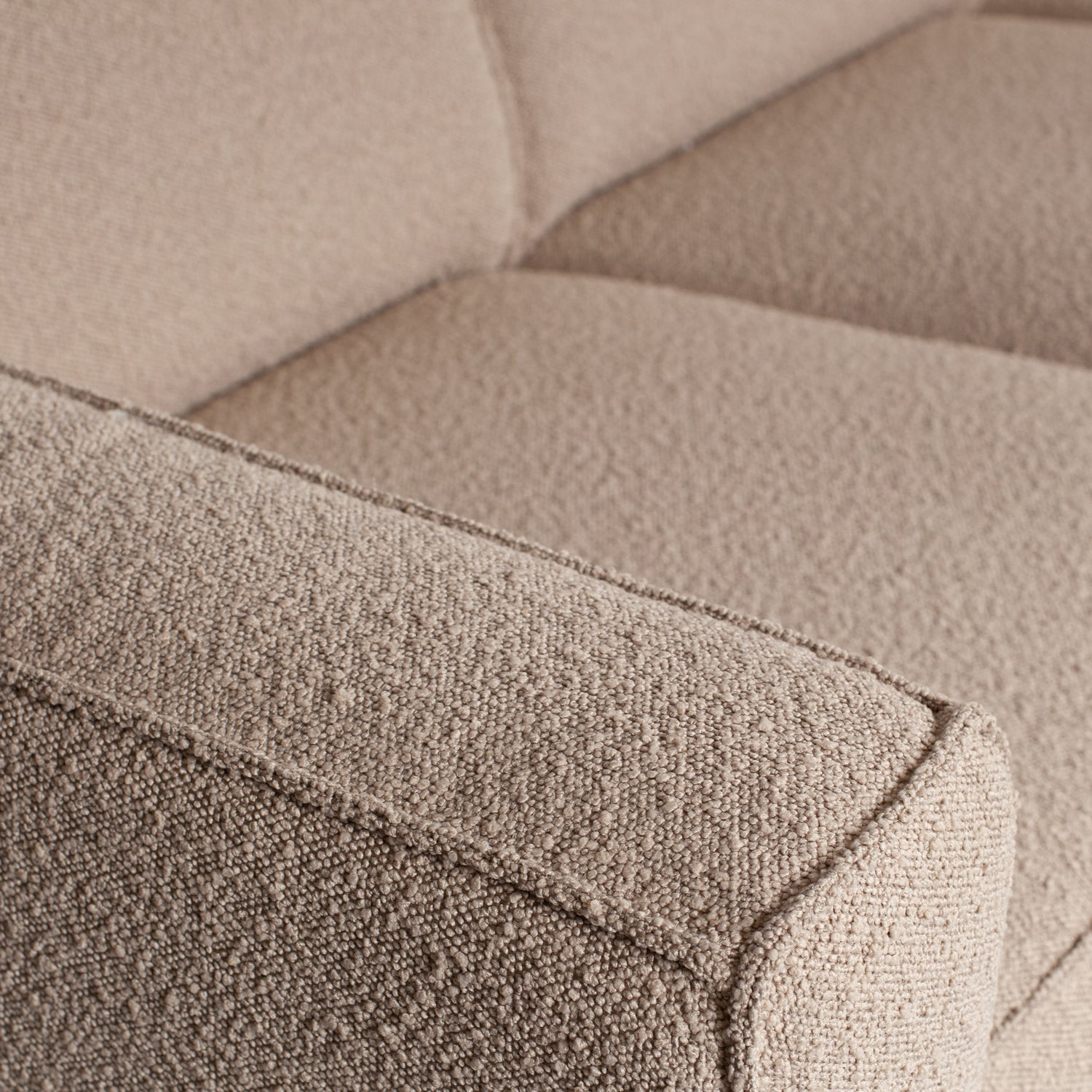 Statement 3-zits bank 230 cm beige melange