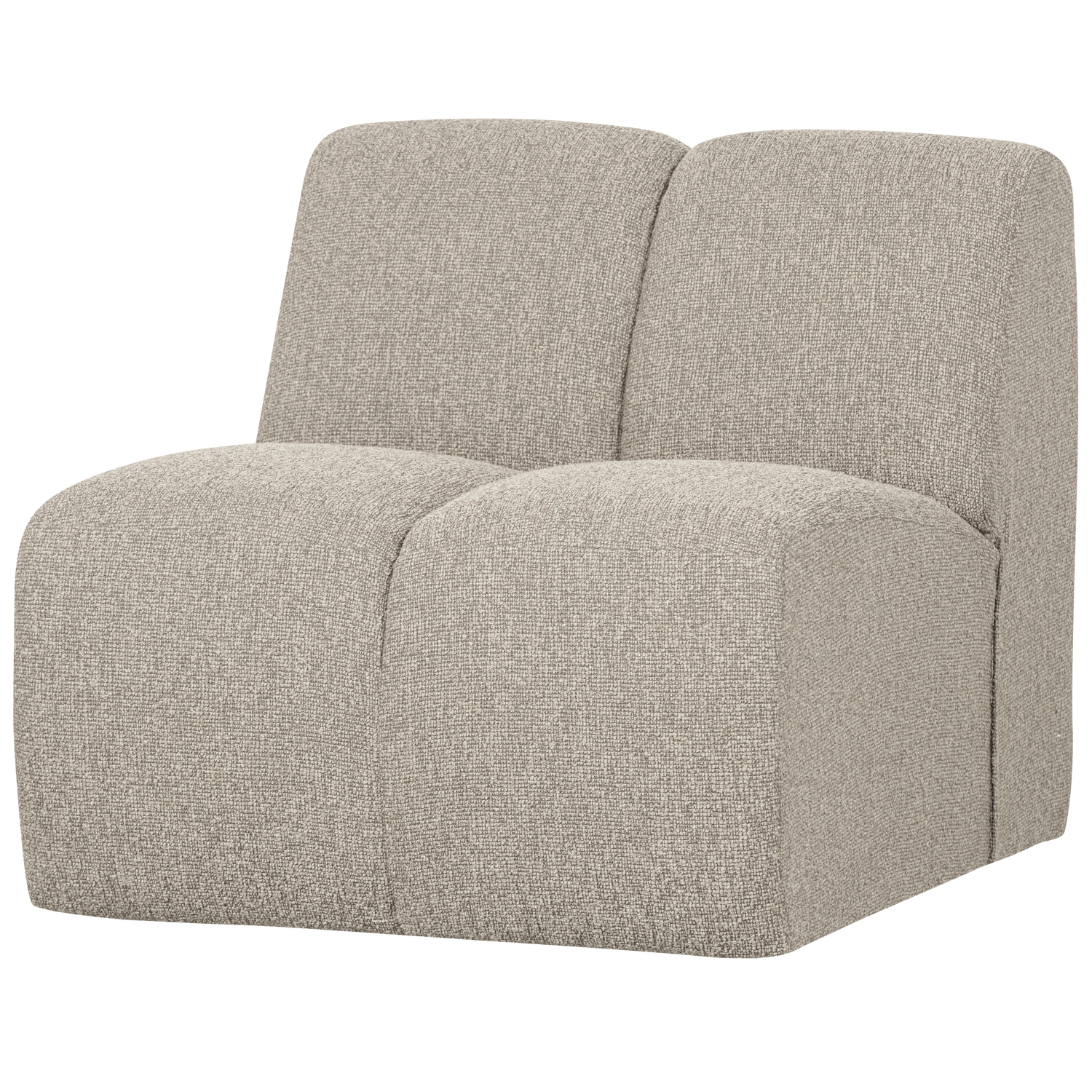 Mojo 1-zits element boucle ecru melange
