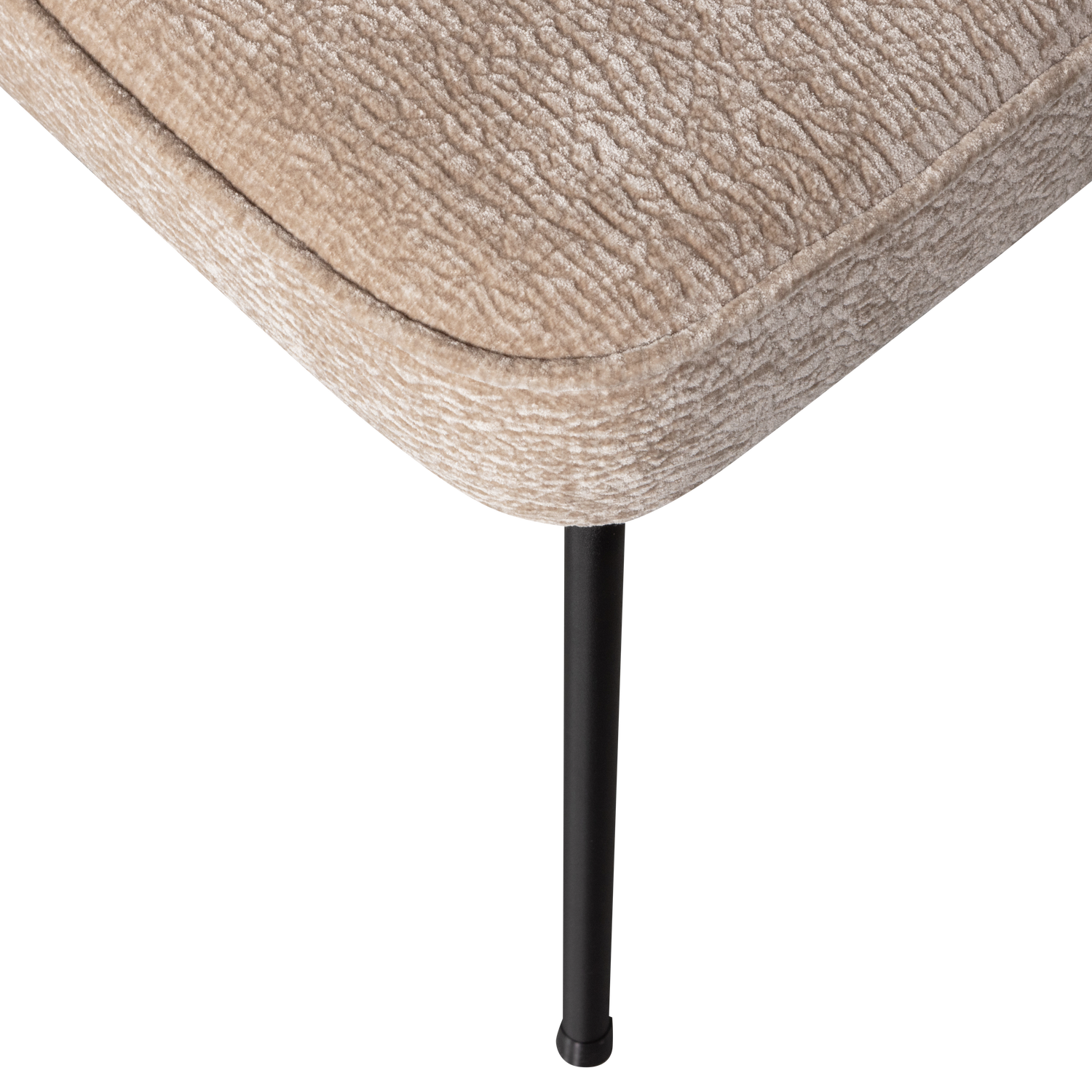 Vogue eetkamerstoel structure velvet brass