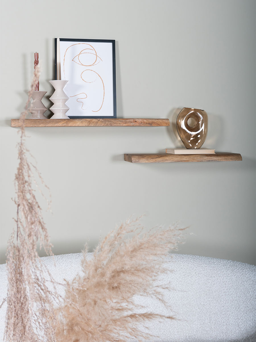 Wandplank Pure Mangohout Set