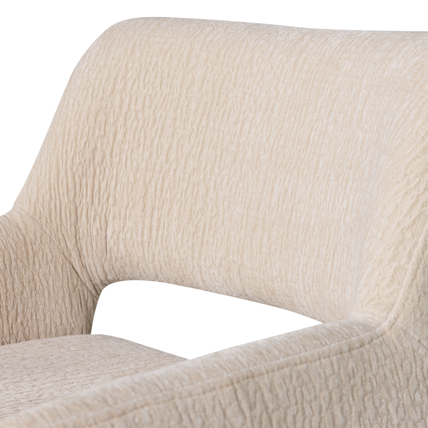 Bigfoot eetkamerstoel chenille taupe [fsc]