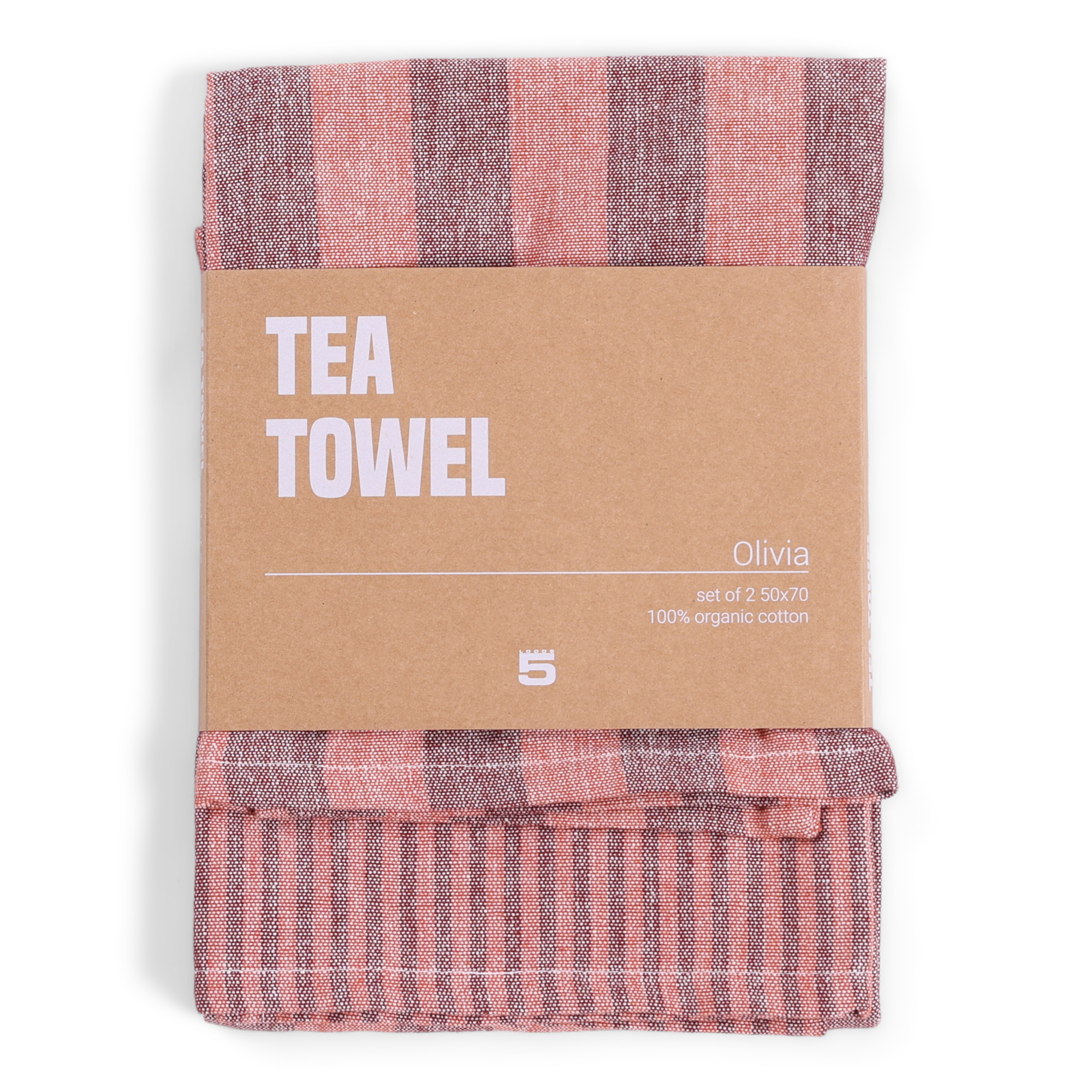 Theedoek Olivia set van 2
