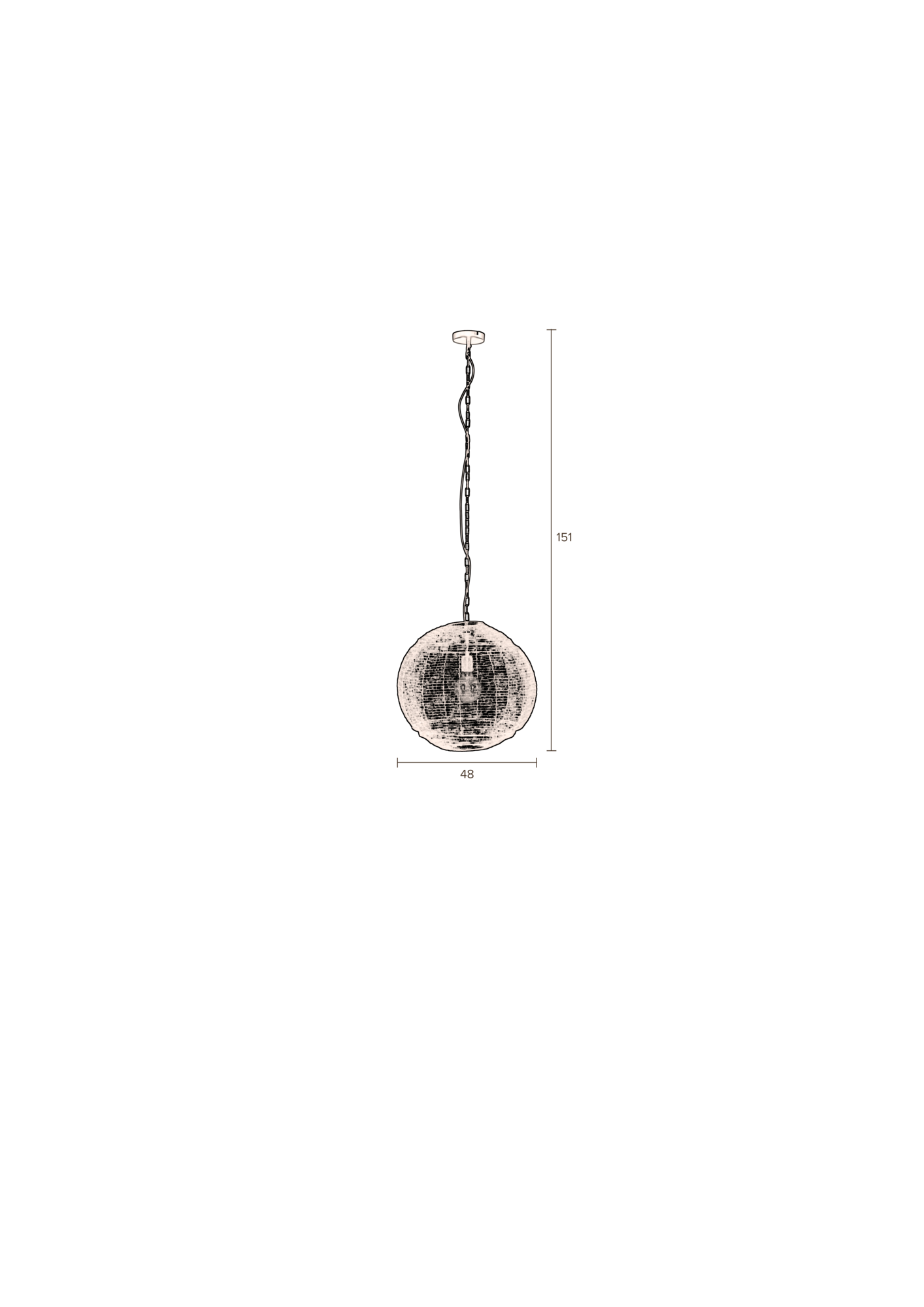 Dutchbone hanglamp Meezan