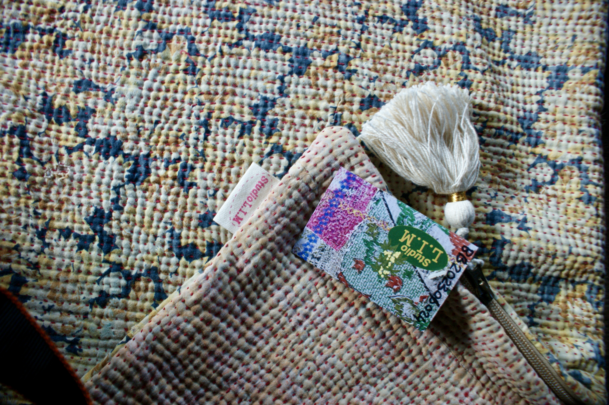Kussen Kantha vintage 50x70 cm