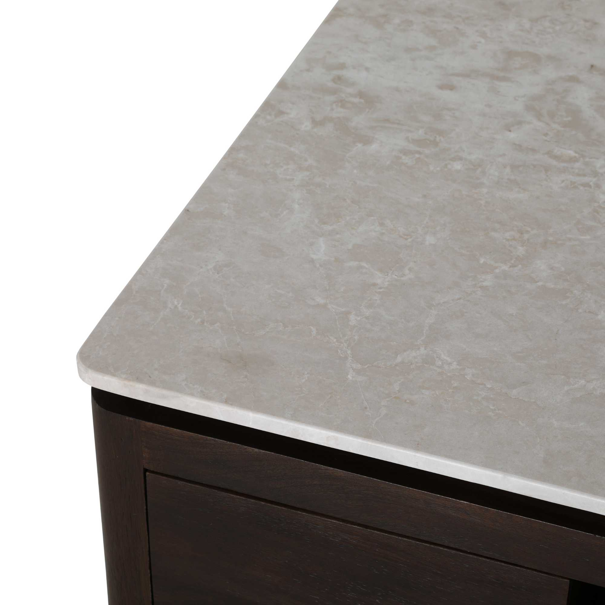 Salontafel Rondo Vierkant Bruin