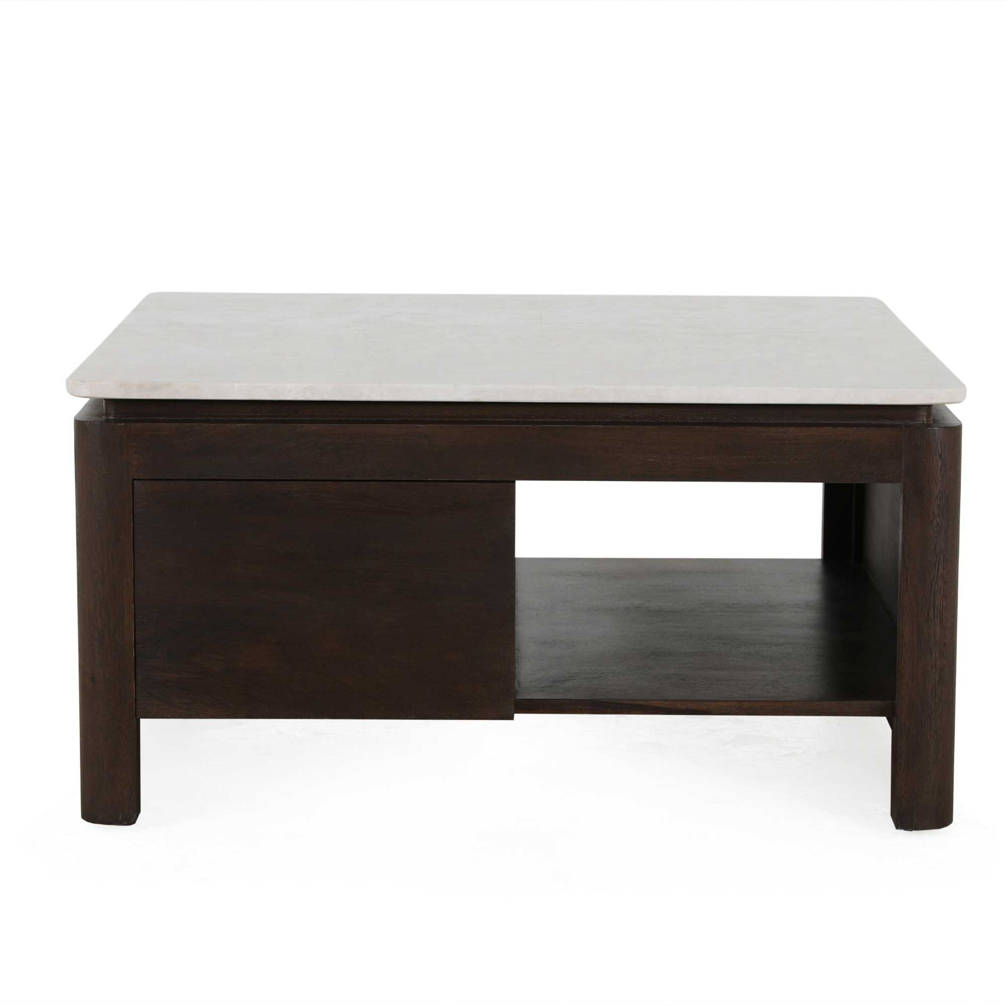 Salontafel Rondo Vierkant Bruin