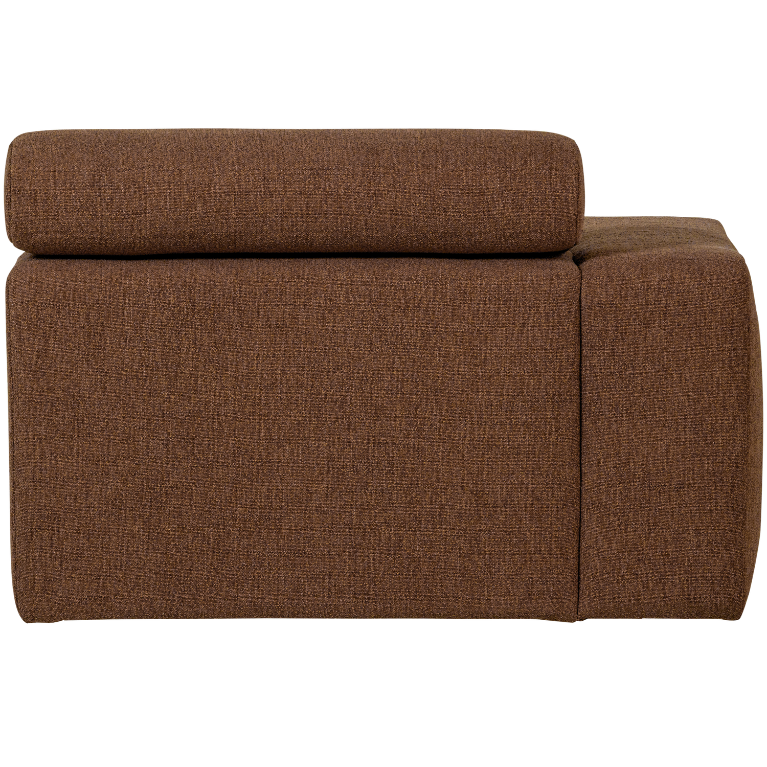 Novi chaise longue element arm links ribstof terra