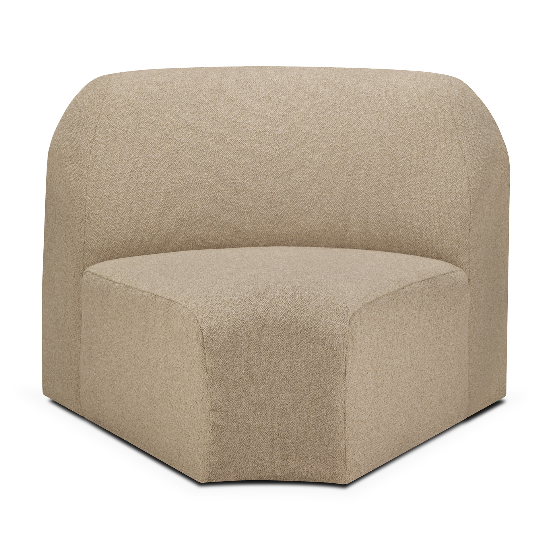 Bulky modulaire sofa - almond