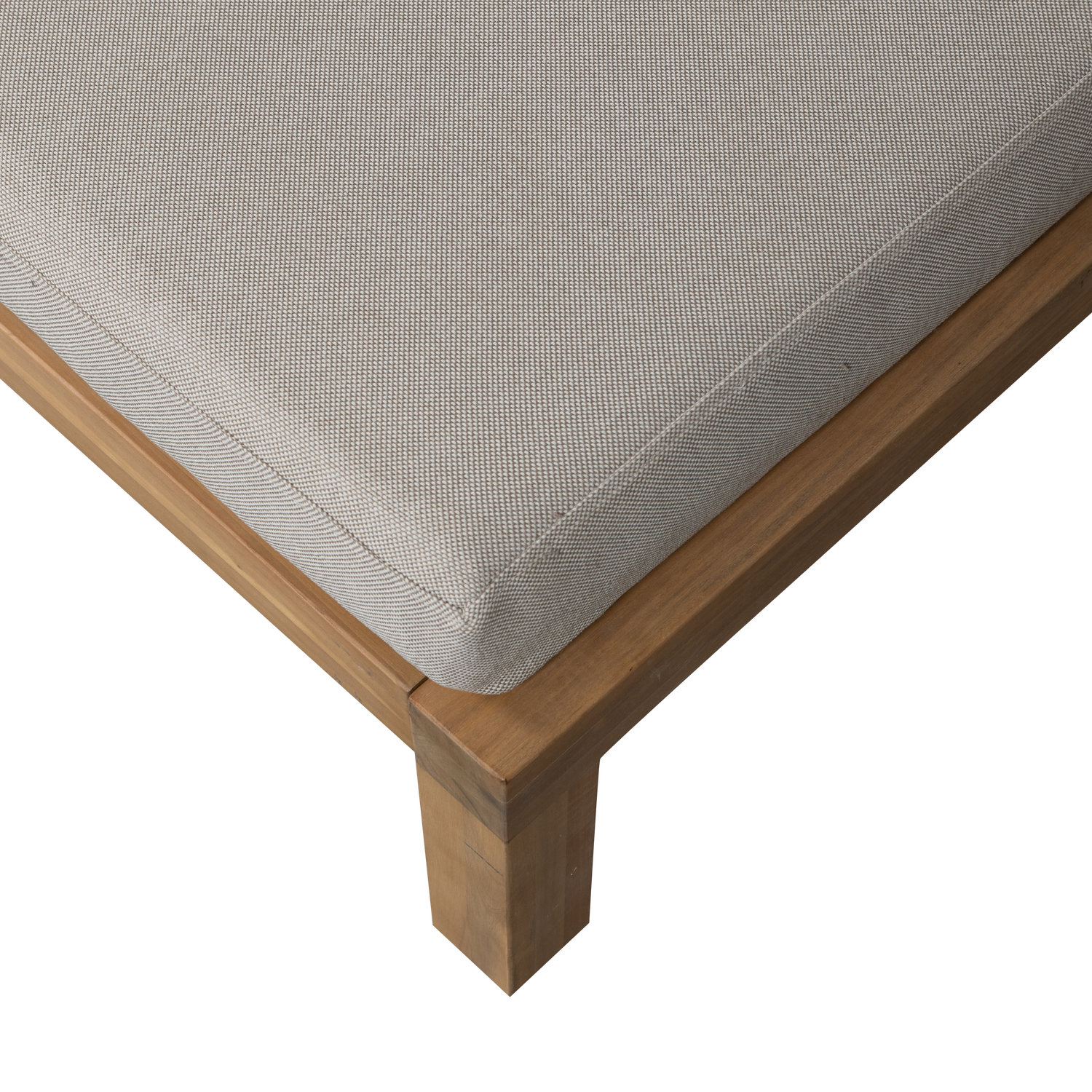 Relax tuin hocker/bijzettafel acaciahout naturel/zand [fsc]