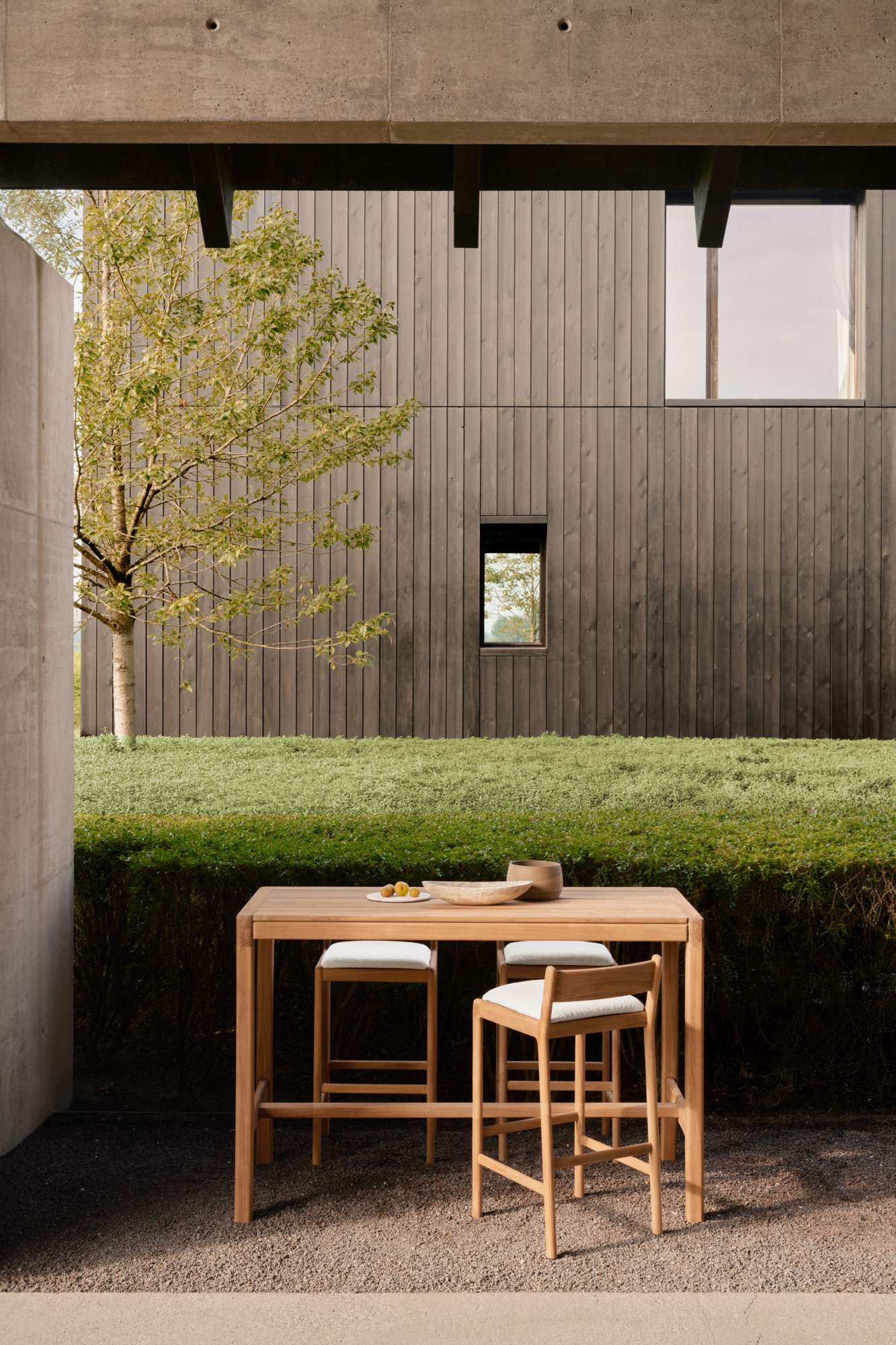 Jack outdoor barkruk - teak