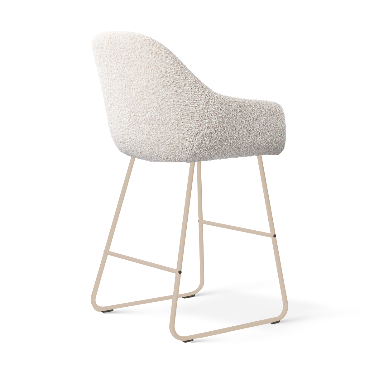 barkruk nino-mae beige onderstel