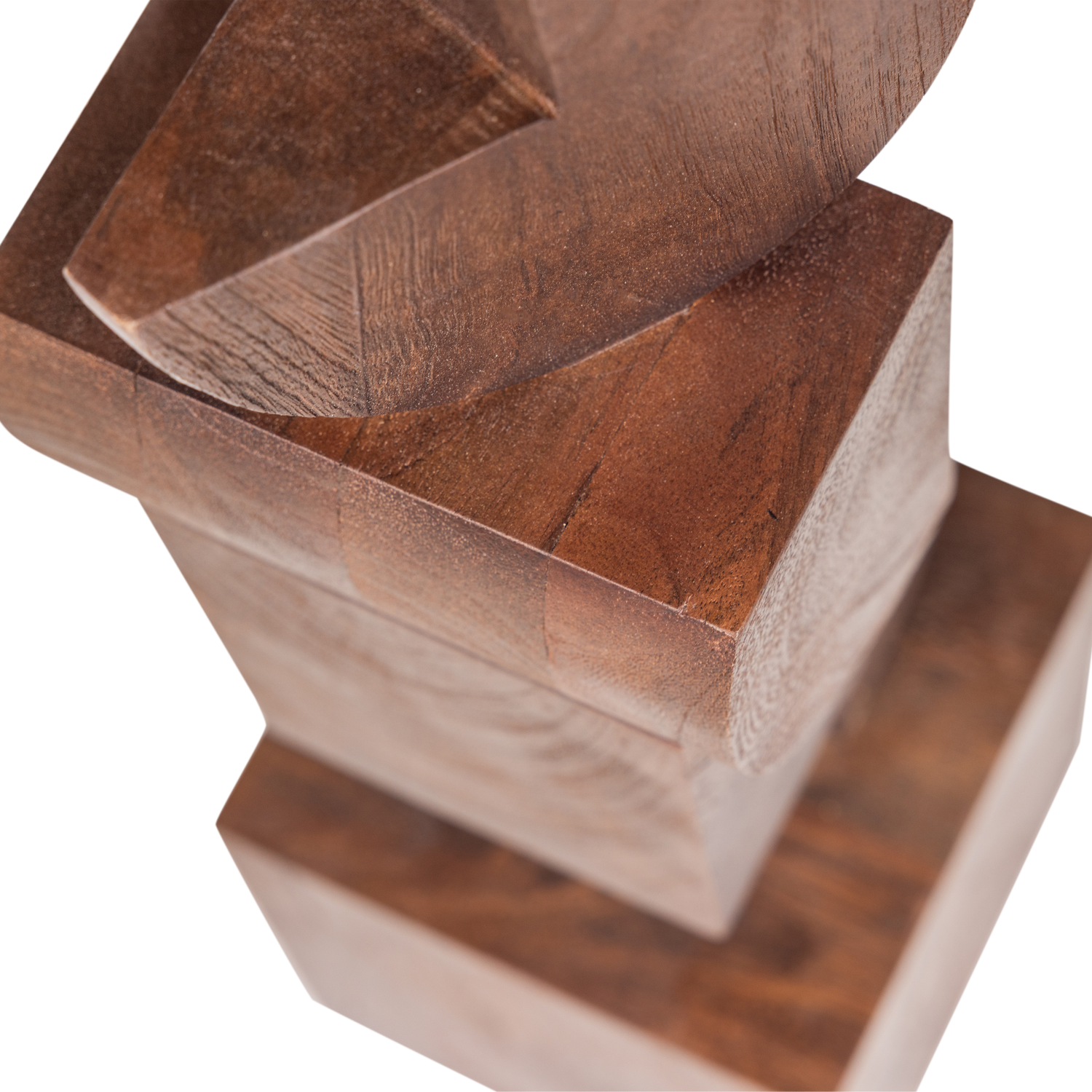 Draxa sculptuur ornament hout bruin