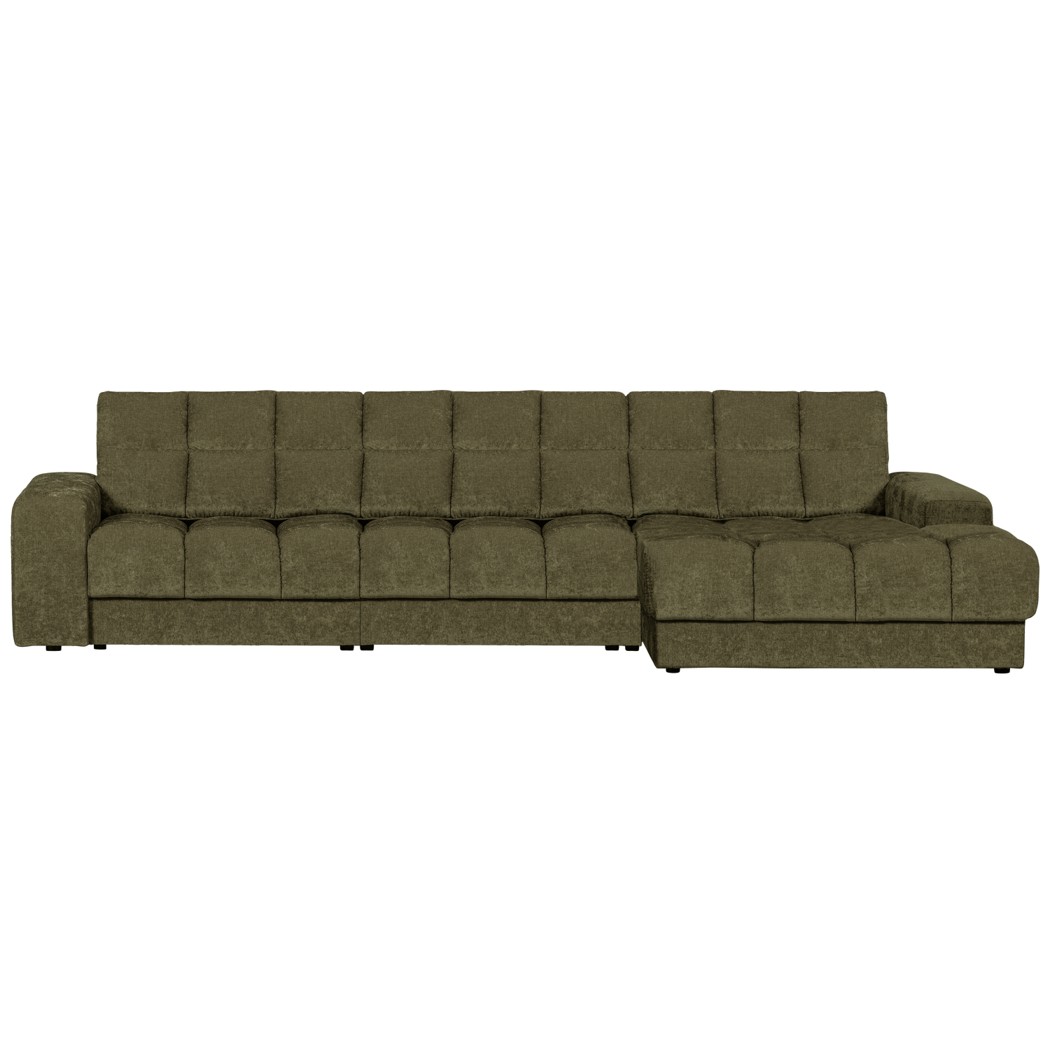 Second date chaise longue rechts ribstof terrazzo