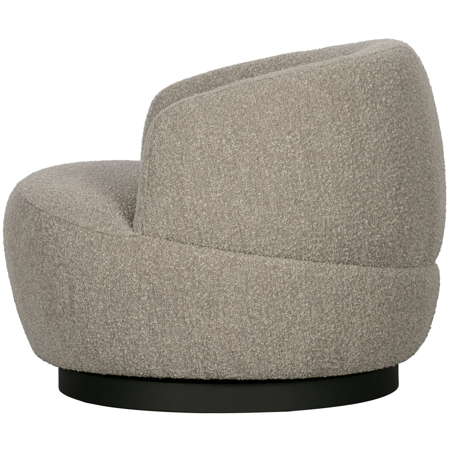 Woolly draaifauteuil boucle naturel melange