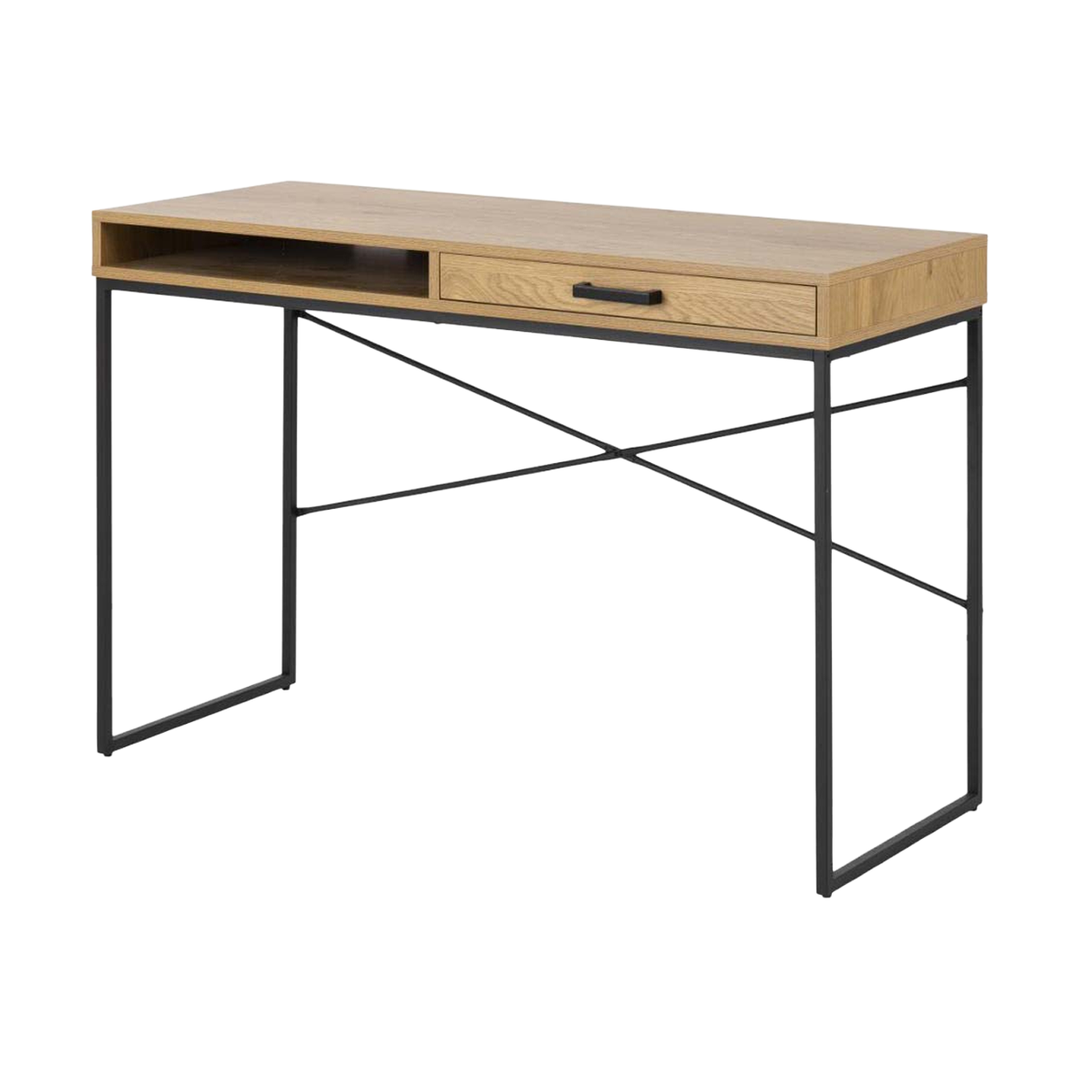 Houten bureau Vic - met opbergvak