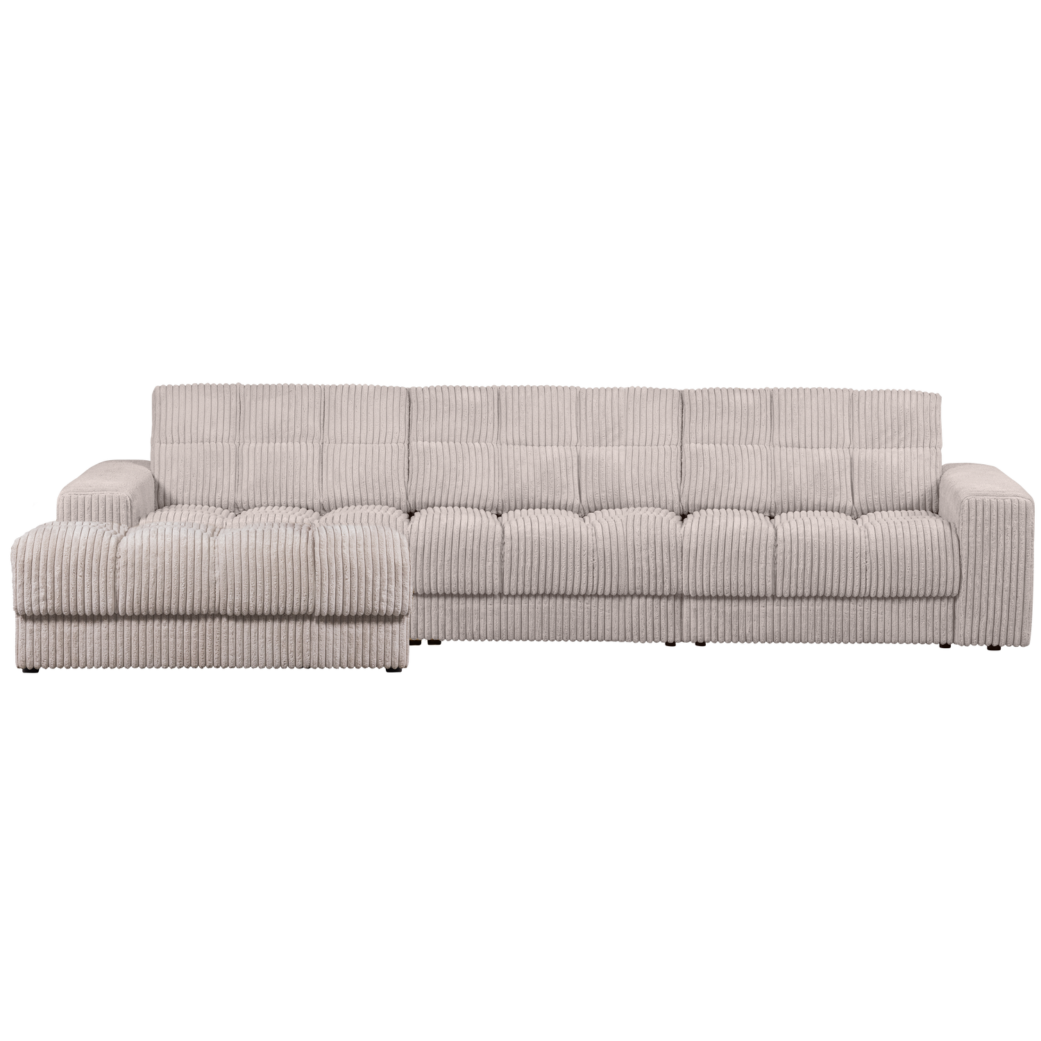 Second date chaise longue links velvet antraciet