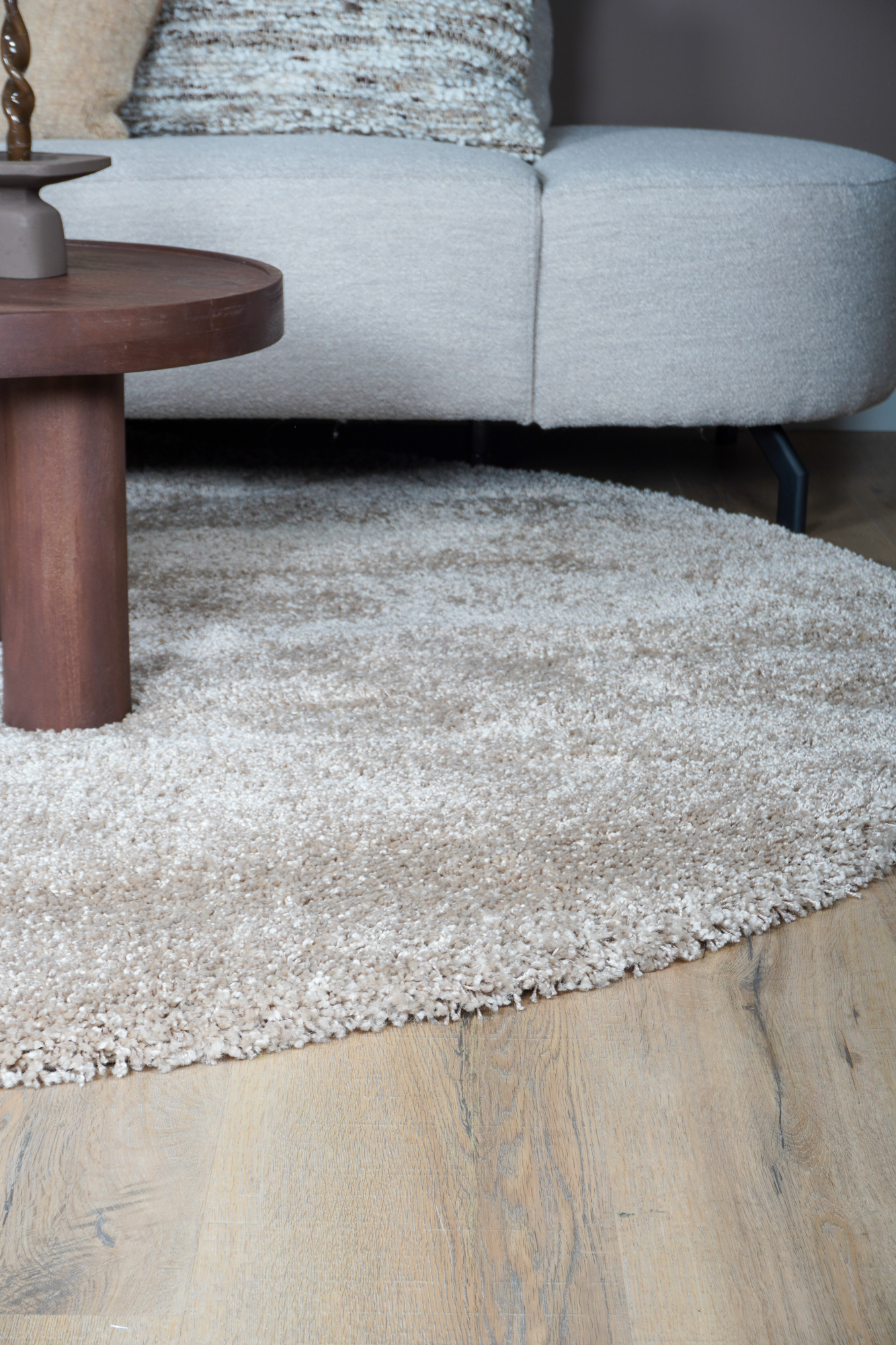Karpet Rome Beige Rond