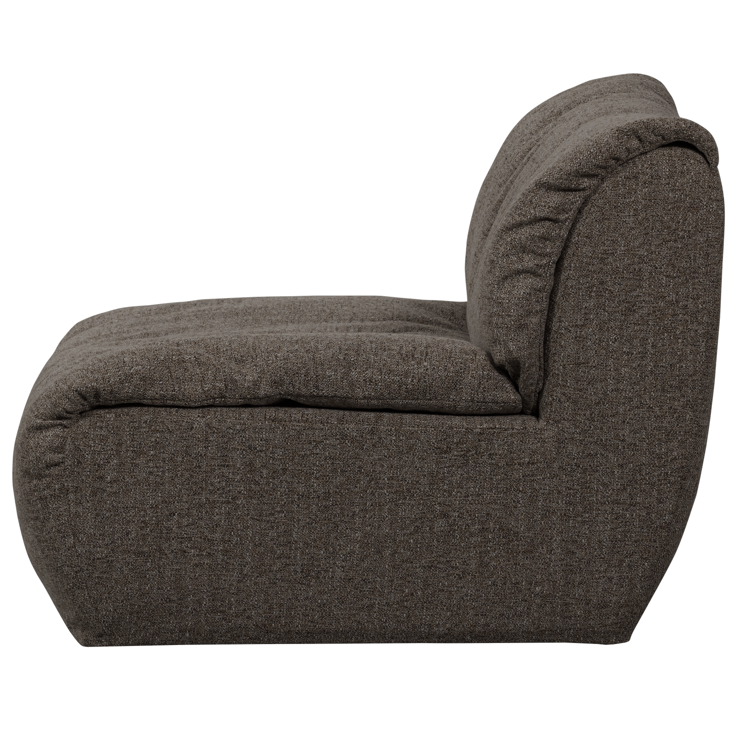 Baggy 1-zits element geweven chenille oudroze