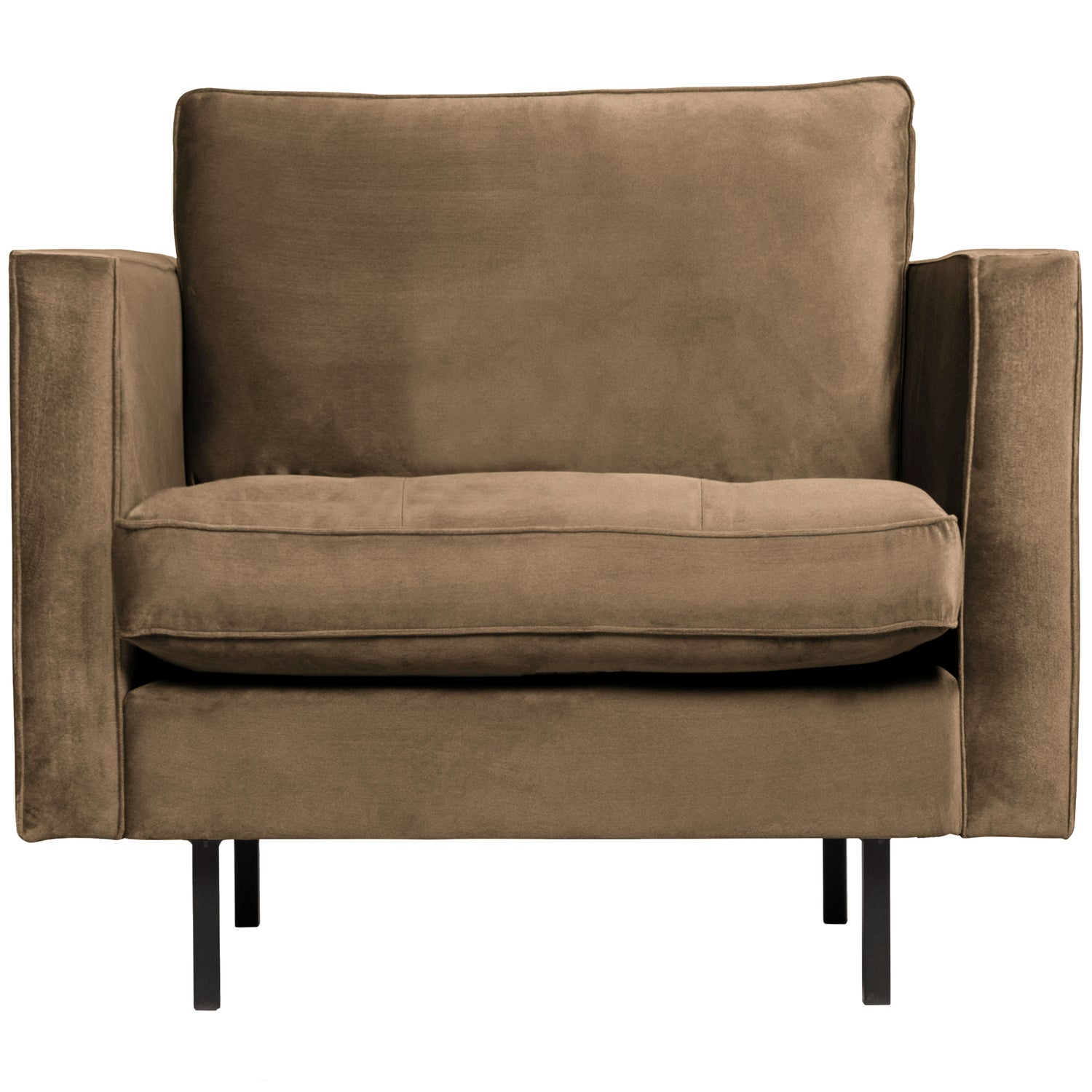 Rodeo classic fauteuil ribstof roestbruin