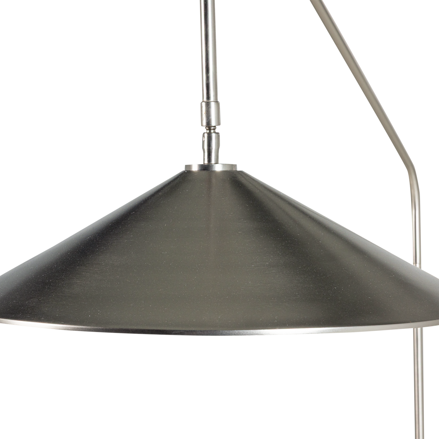 Korn vloerlamp metaal chroom