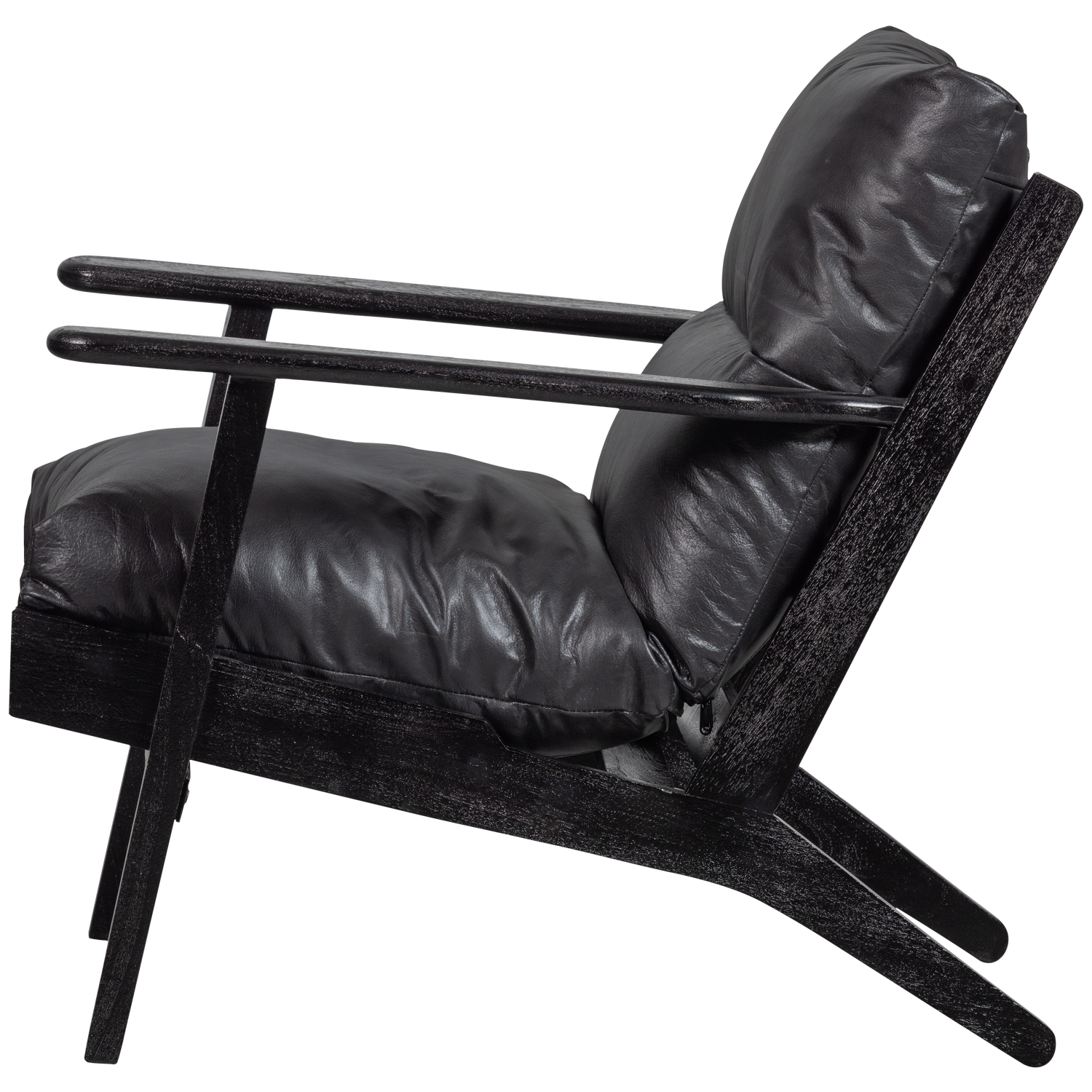 Houston fauteuil boucle/hout naturel