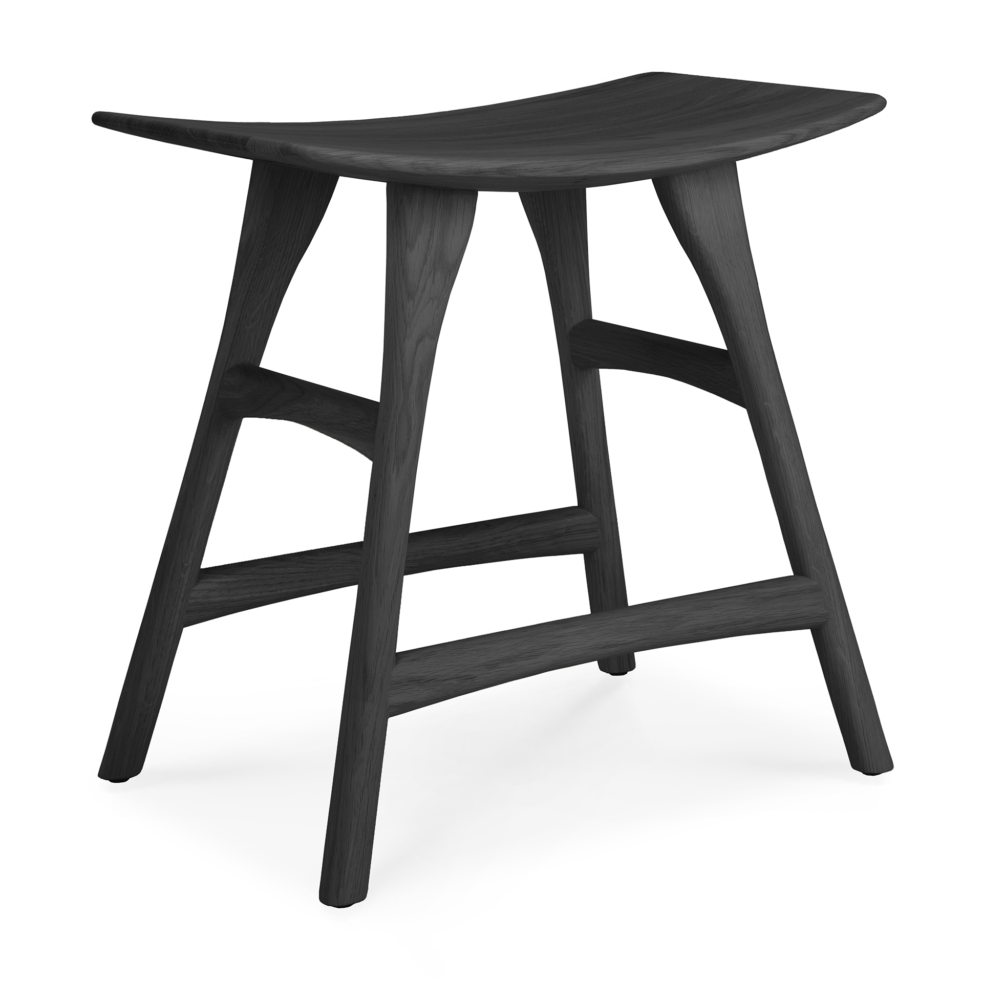 Ethnicraft - Osso eettafel kruk 45 - eiken/eiken zwart